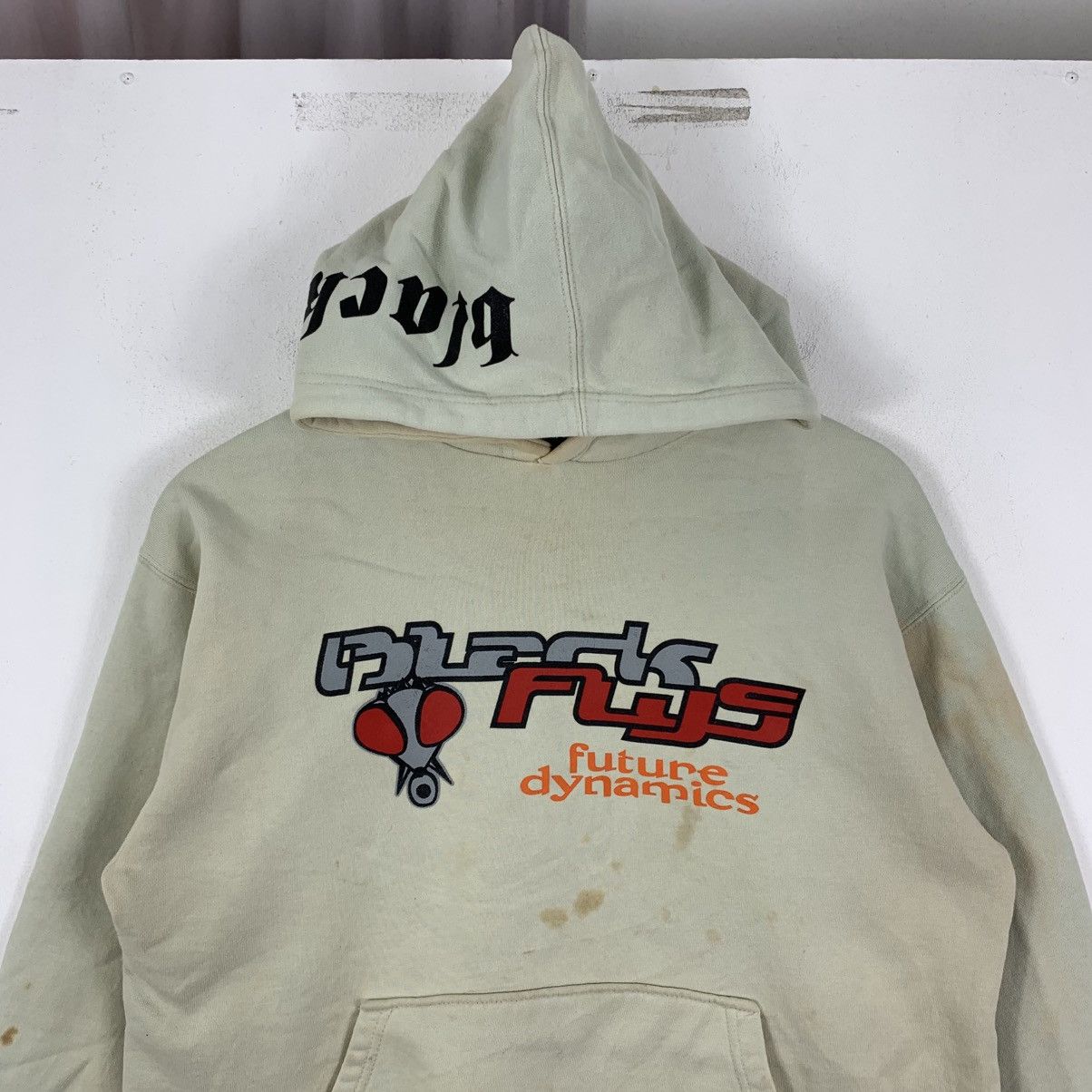 Vintage Vintage BLACK FLYS Skateboard Dynamics Hoodie Sweatshirt Size US L / EU 52-54 / 3 - 3 Thumbnail
