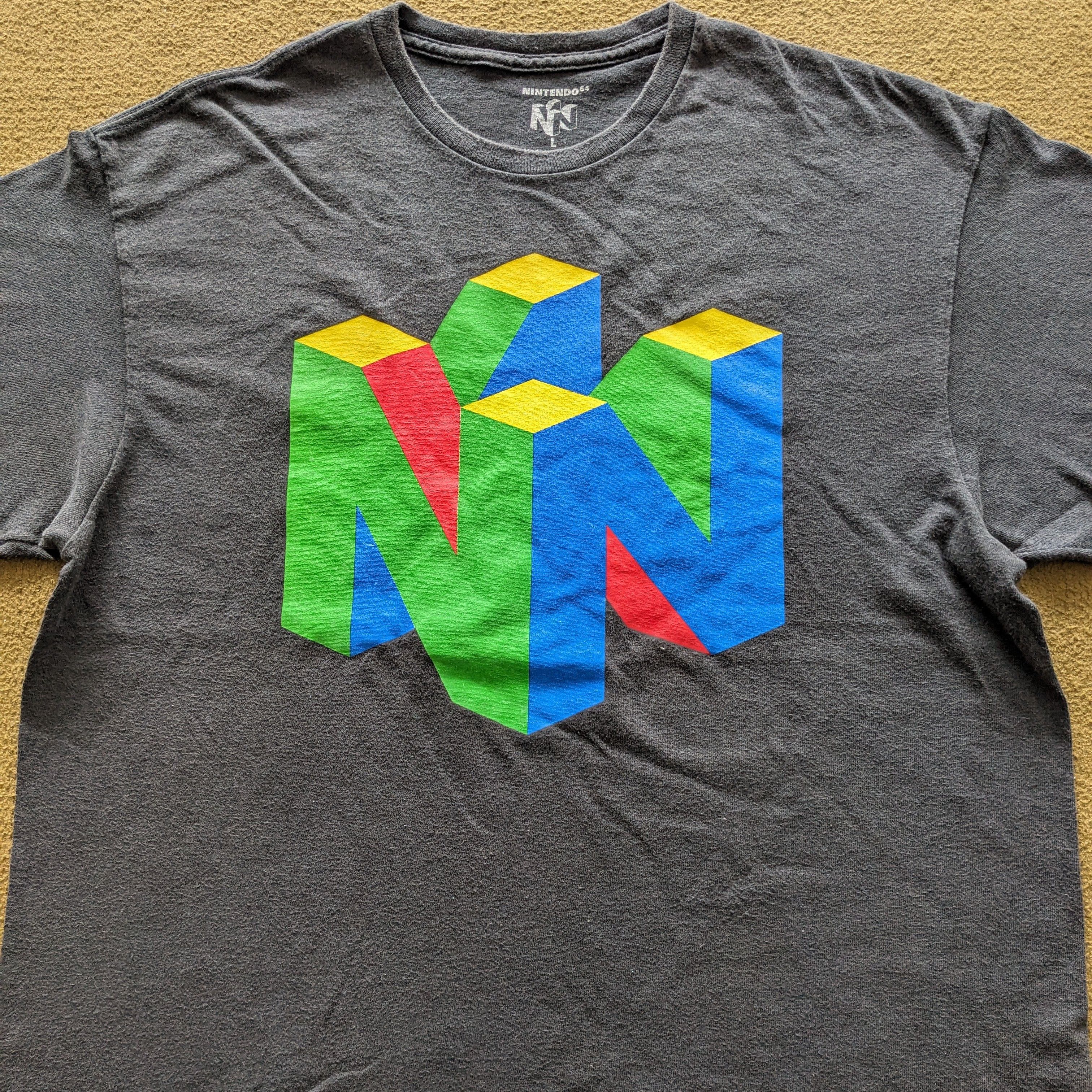 Vintage Vintage NINTENDO MEN Games T-shirt Size US L / EU 52-54 / 3 - 2 Thumbnail