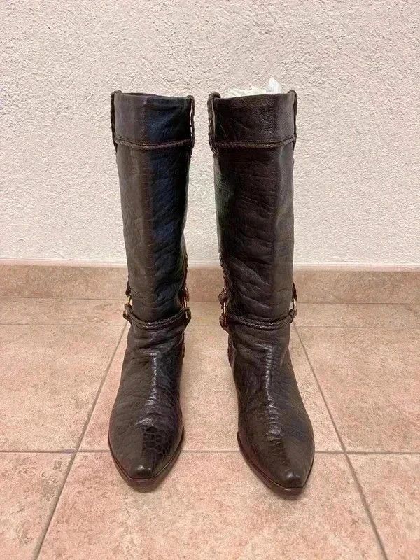 Fendi Botas Fendi Piel Nappa estilo Size US 8 / IT 38 - 7 Thumbnail