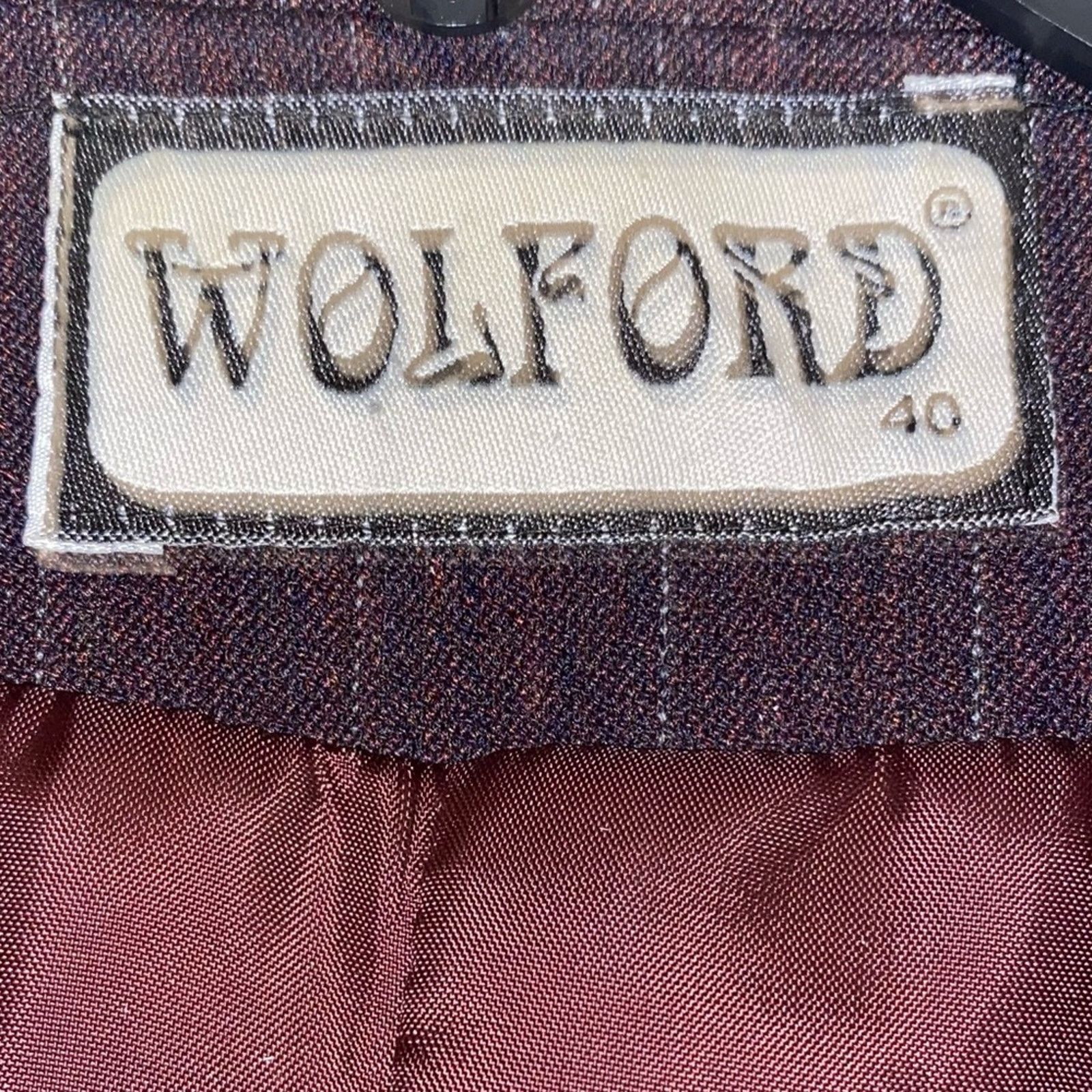 Wolford WOLFORD Germany $700 Burg Pinstripe Women’s Blazer EU40 US 6 Size M / US 6-8 / IT 42-44 - 5 Thumbnail