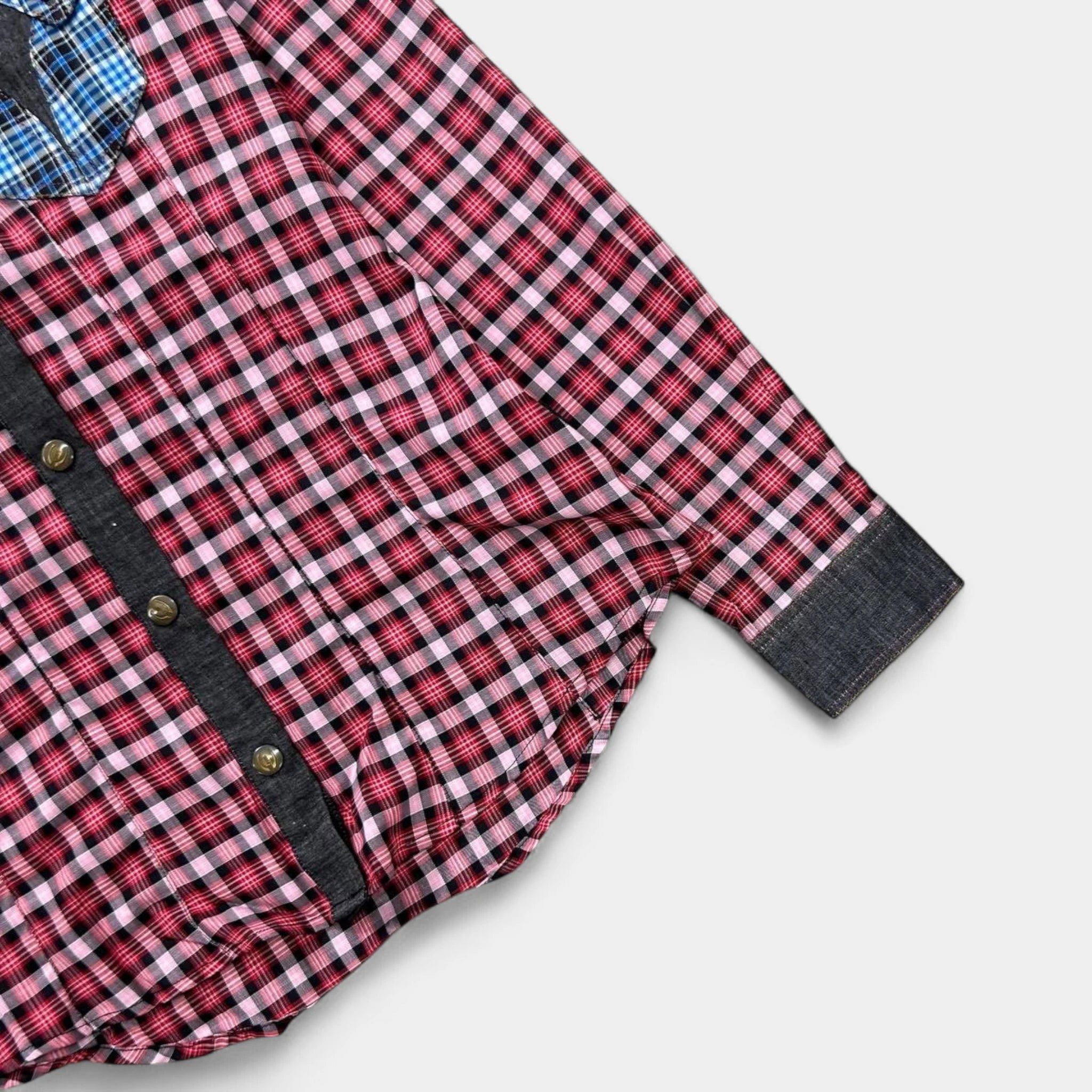 Just Cavalli Just Cavalli Western Checkered Multicolor Shirt Size US S / EU 44-46 / 1 - 4 Thumbnail