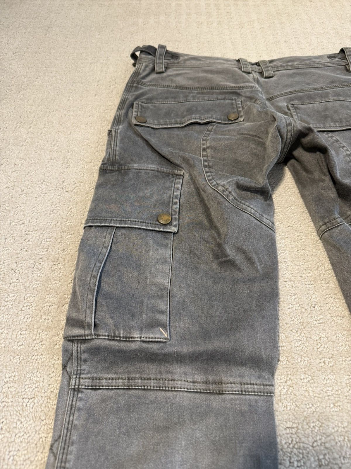 Tete Homme Issey Miyake x Tete Homme Cargo Biker Flare Jeans Size US 29 - 6 Thumbnail