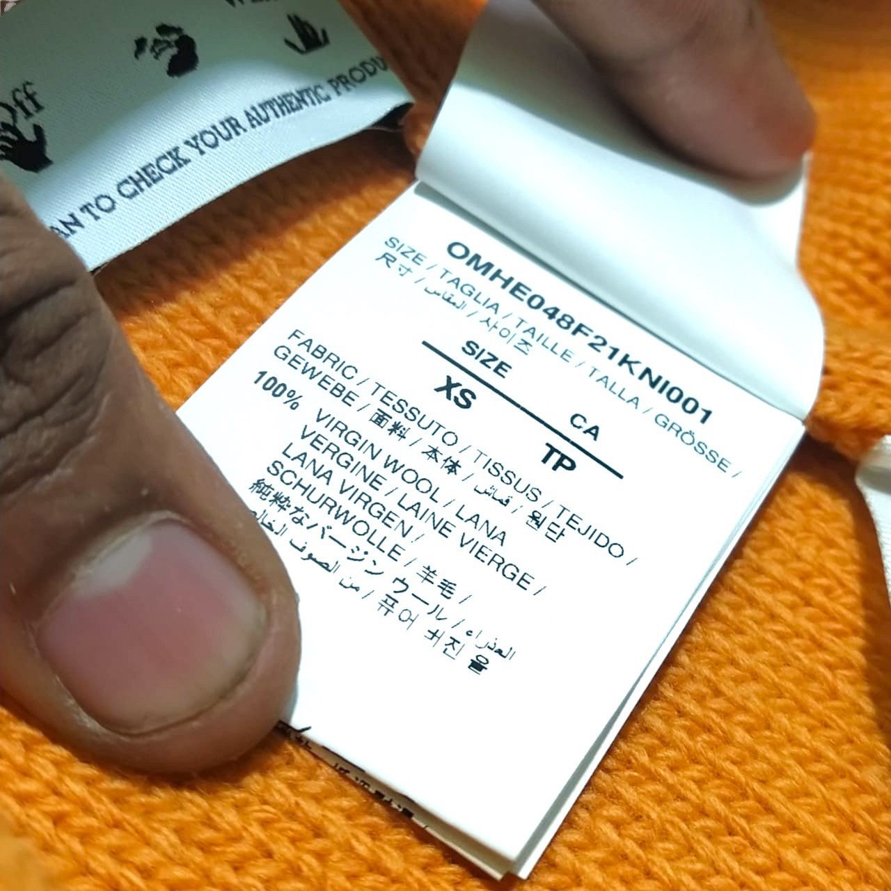 Off-White Off White Knitwear Sweater Size US S / EU 44-46 / 1 - 7 Thumbnail