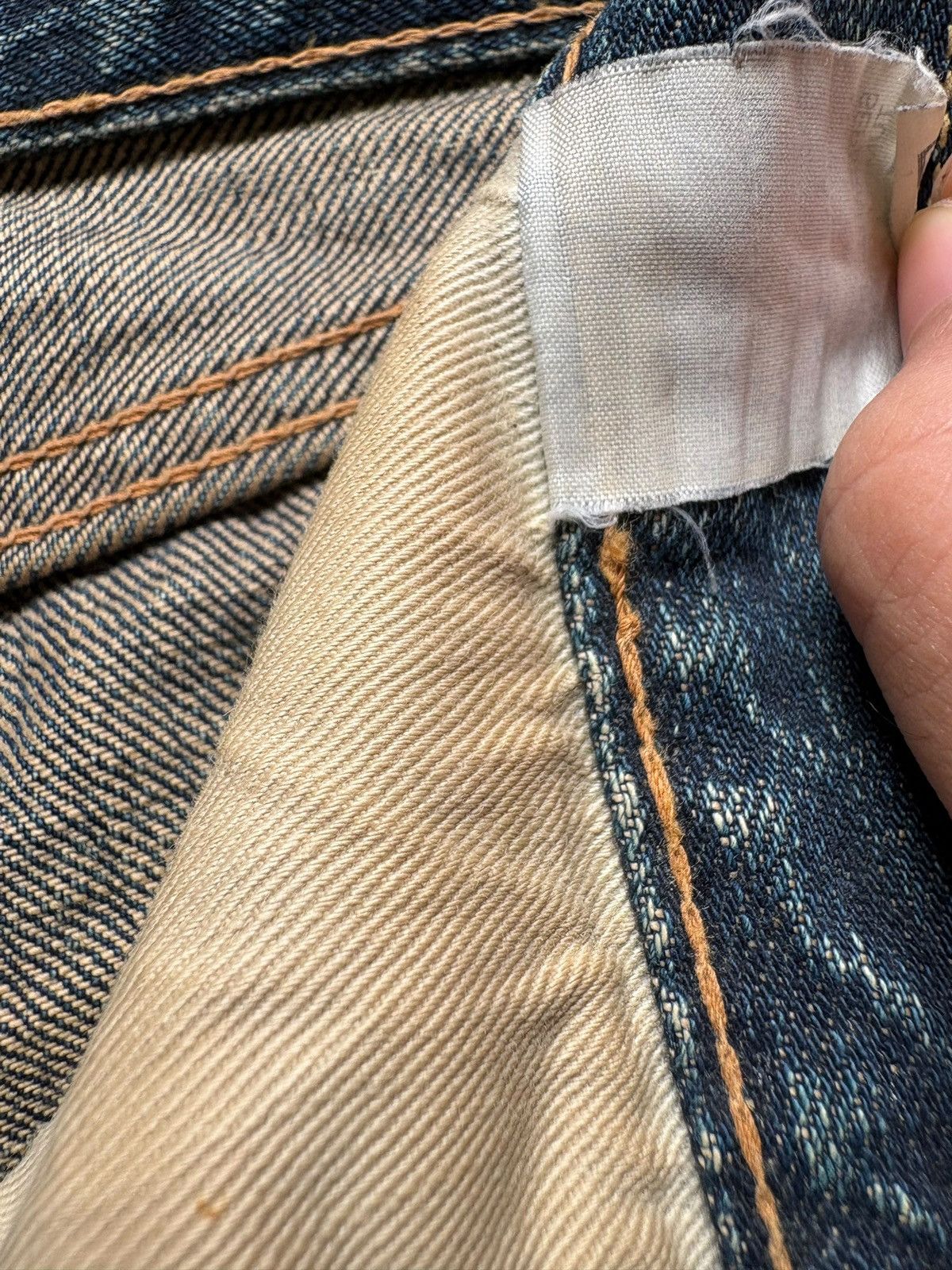 Japanese Brand Vintage Japan Brand Selvedge Rusty Mud Wash Baggy Jeans Size US 32 / EU 48 - 11 Thumbnail