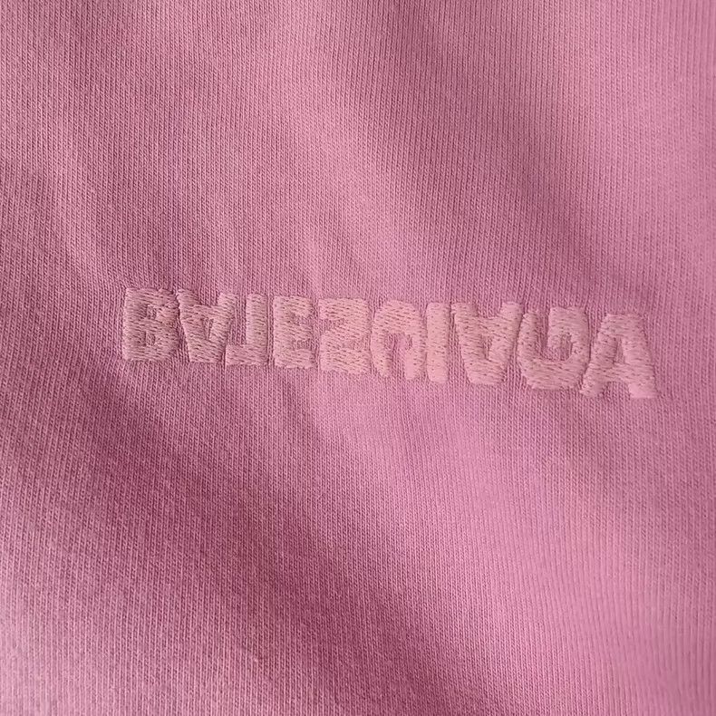 Balenciaga Balenciaga Pink Logo Short Sleeve TShirt-2506 Size US S / EU 44-46 / 1 - 6 Thumbnail