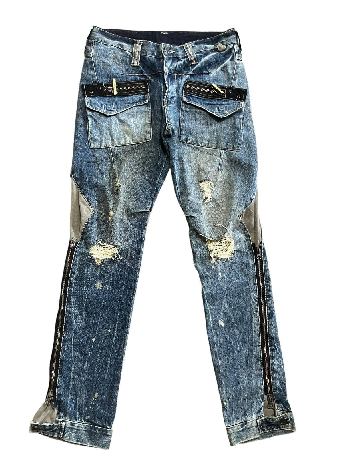 PPFM Nice Design Ppfm Denim Pants Size US 31 - 1 Thumbnail