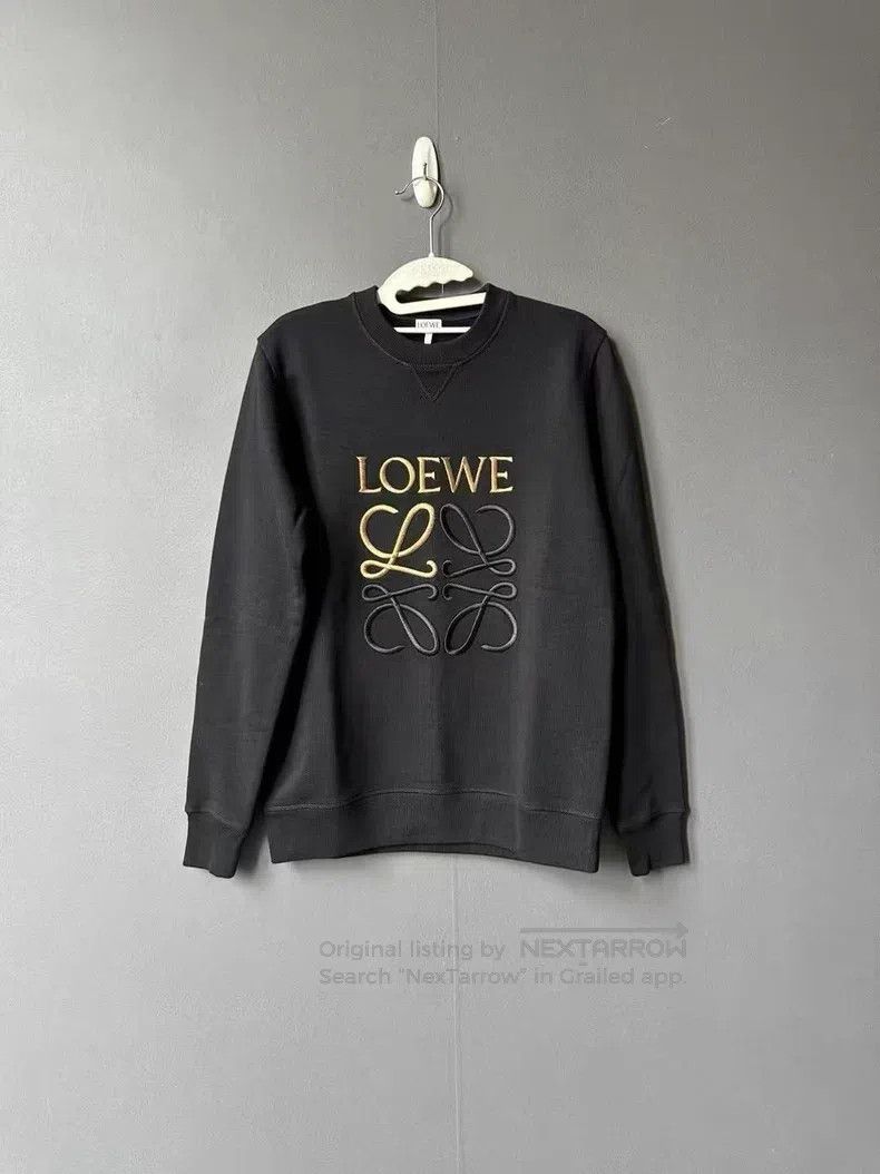 Loewe Loewe Black and Gold Embroidered Sweatshirt Size XS / US 0-2 / IT 36-38 - 1 Thumbnail
