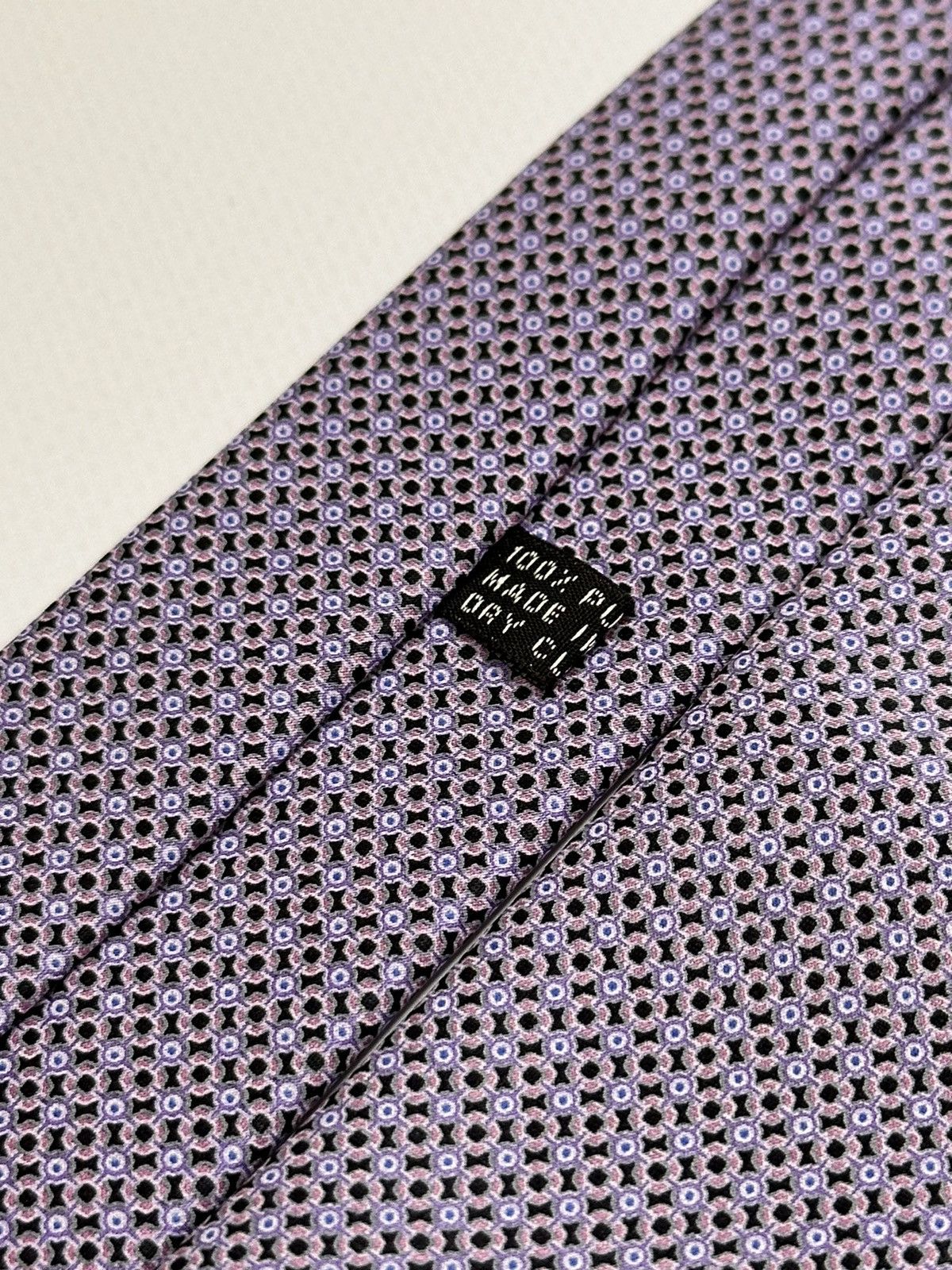 Designer × Stefano Ricci Stefano Ricci Beautiful Luxury Purple/Pink Contrast Tie Size ONE SIZE - 4 Thumbnail
