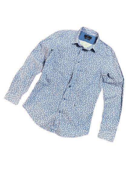 Vintage Diesel Slim Fit Flower Print Button Up Shirt Size M
