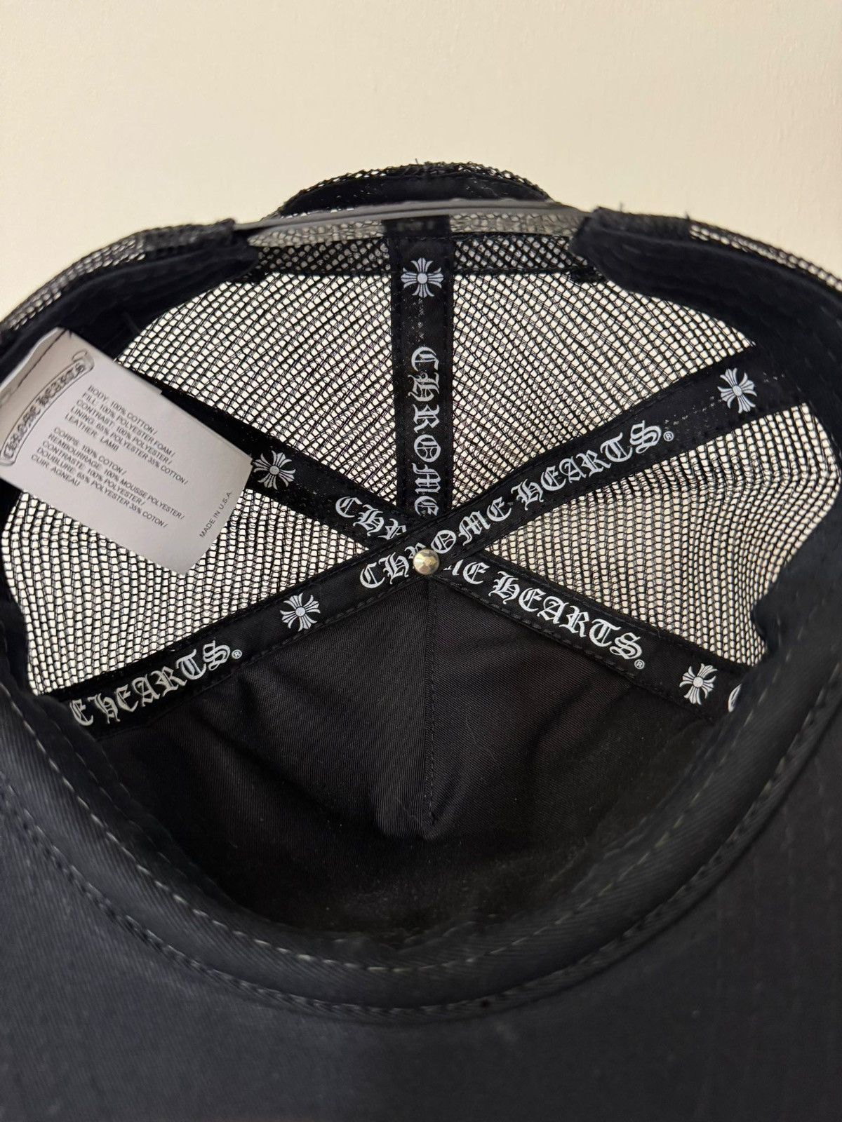 Chrome Hearts Chrome hearts triple cross cemetery trucker cap Size ONE SIZE - 8 Thumbnail