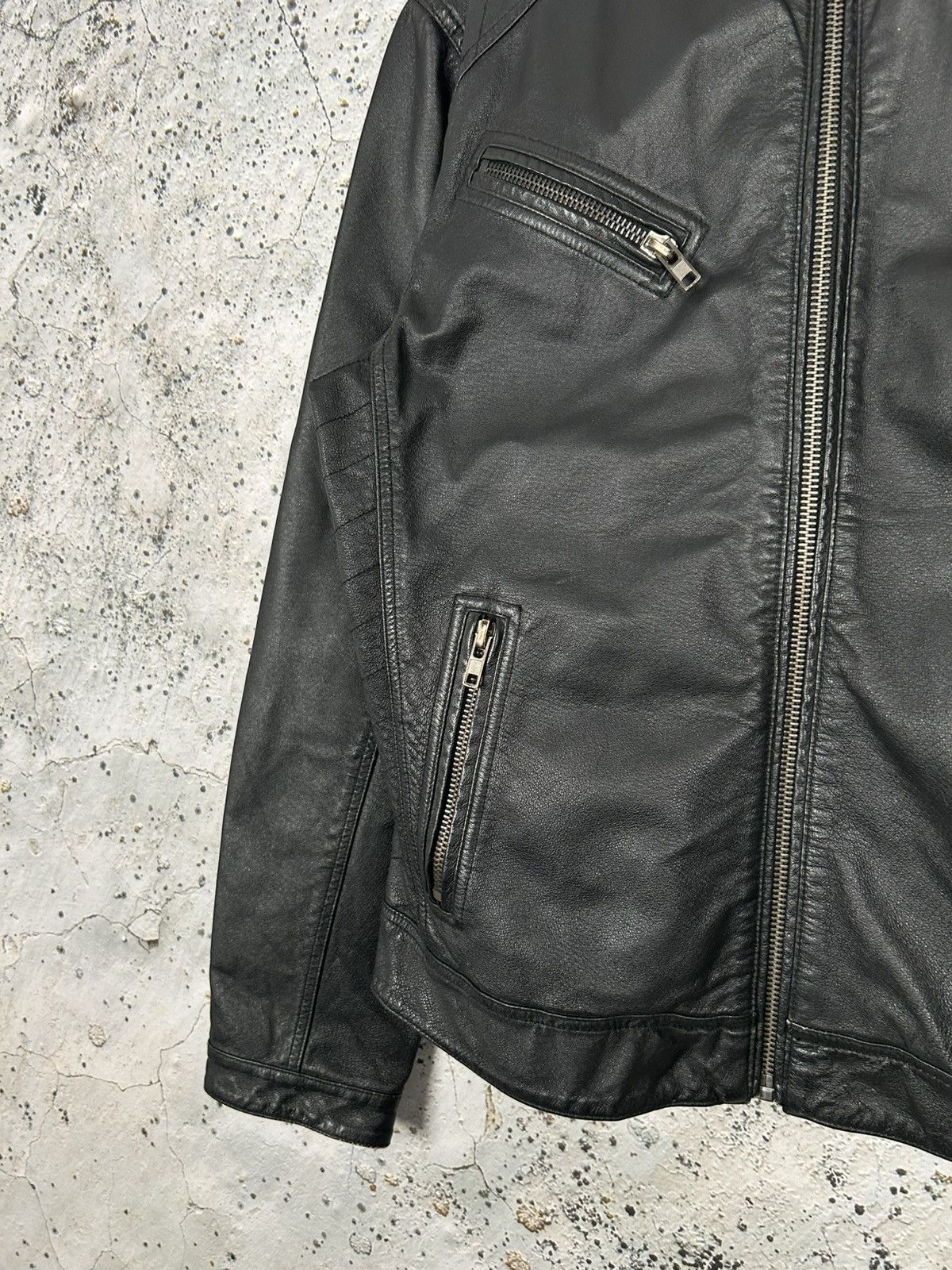 Genuine Leather Vintage Genuine Leather Jacket Avant Garde Designer Archive Size US M / EU 48-50 / 2 - 4 Thumbnail