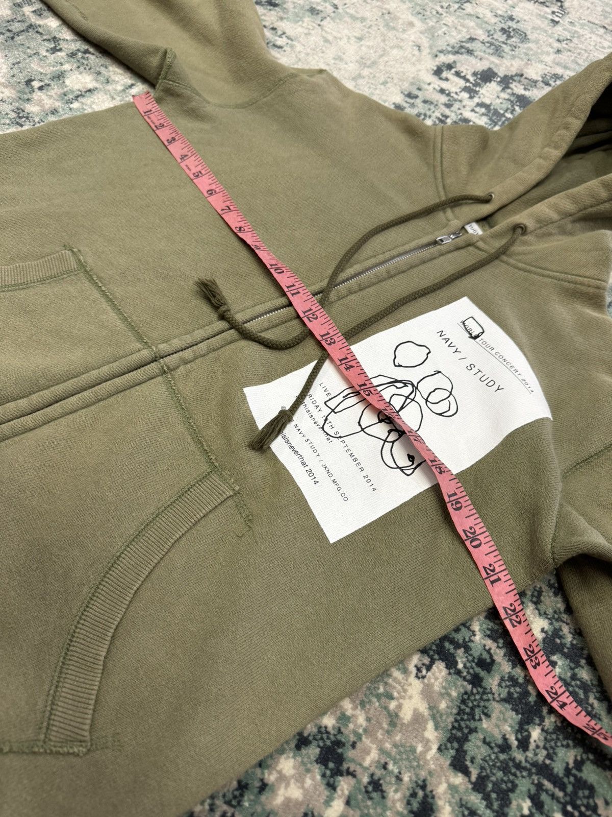Japanese Brand × thisisneverthat OG THISISNEVERTHAT NAVY / STUDY 2014 HOODIE Size US S / EU 44-46 / 1 - 4 Thumbnail