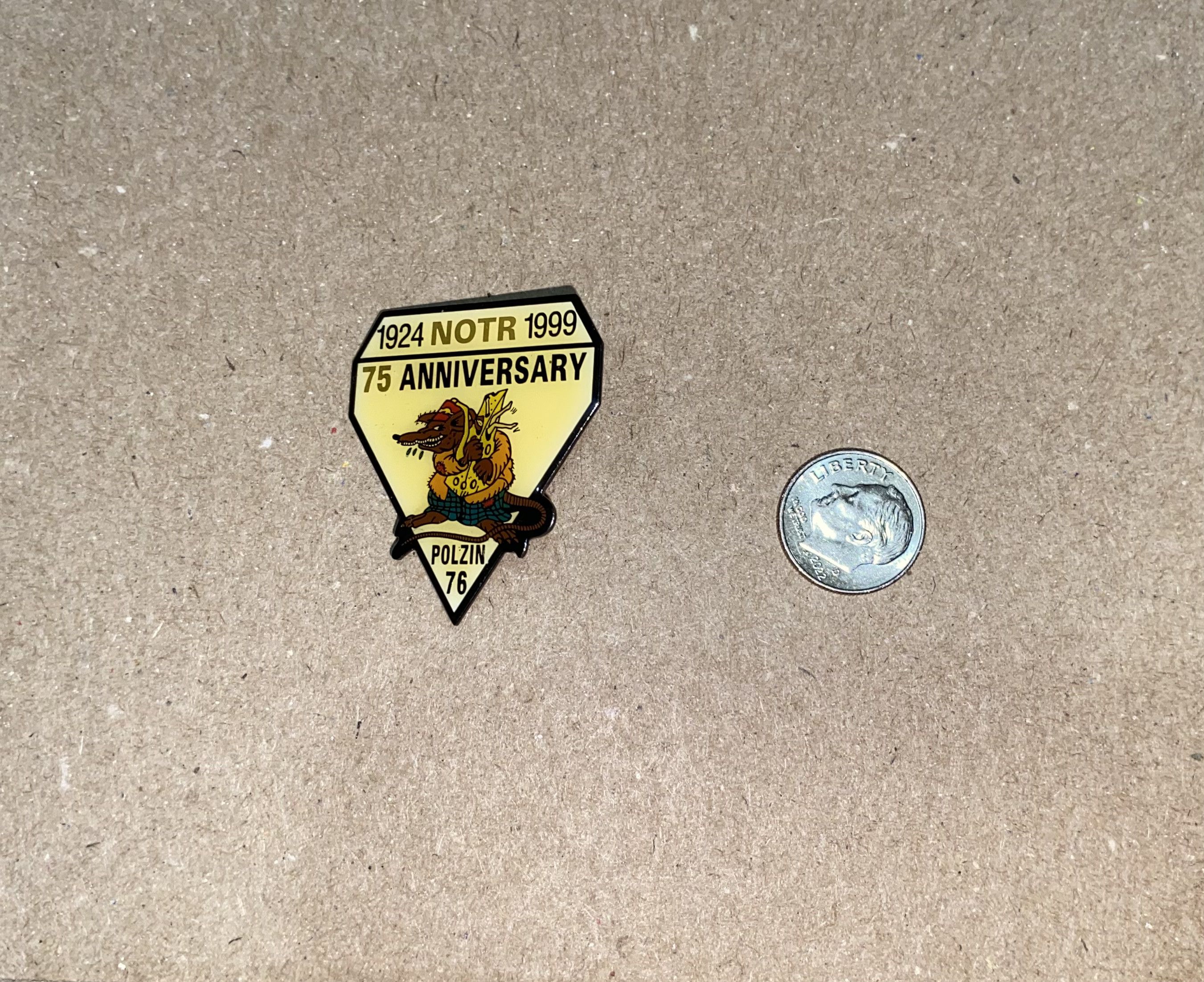 Other NOTR 1999 Enamel Metal Pin Brooch National Order Trench Rats Size ONE SIZE - 5 Thumbnail