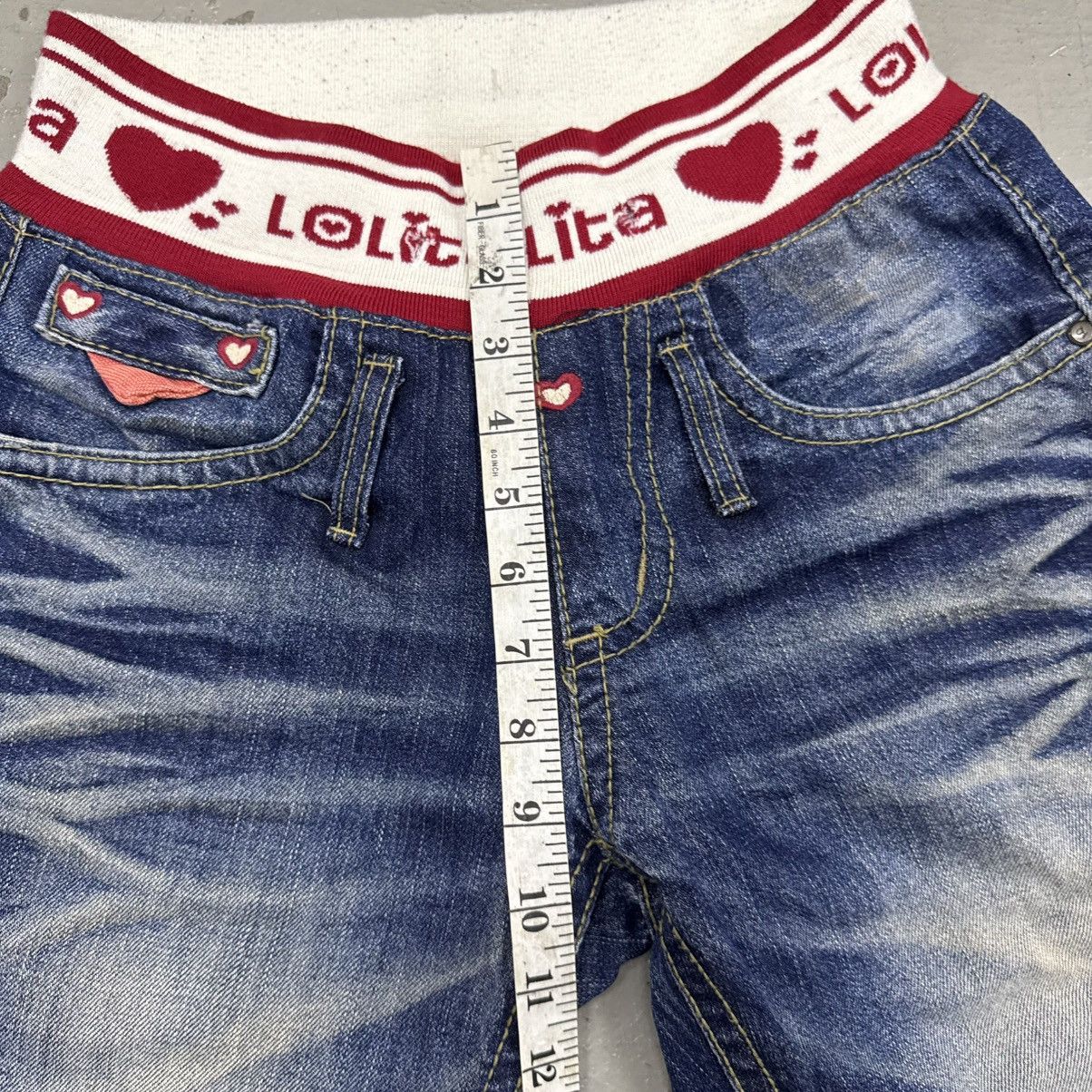 Hysteric Glamour Yoshitomo Nara X Lolita Jeans Denim Short Pants Sagging Size 25" / US 0 / IT 36 - 9 Thumbnail
