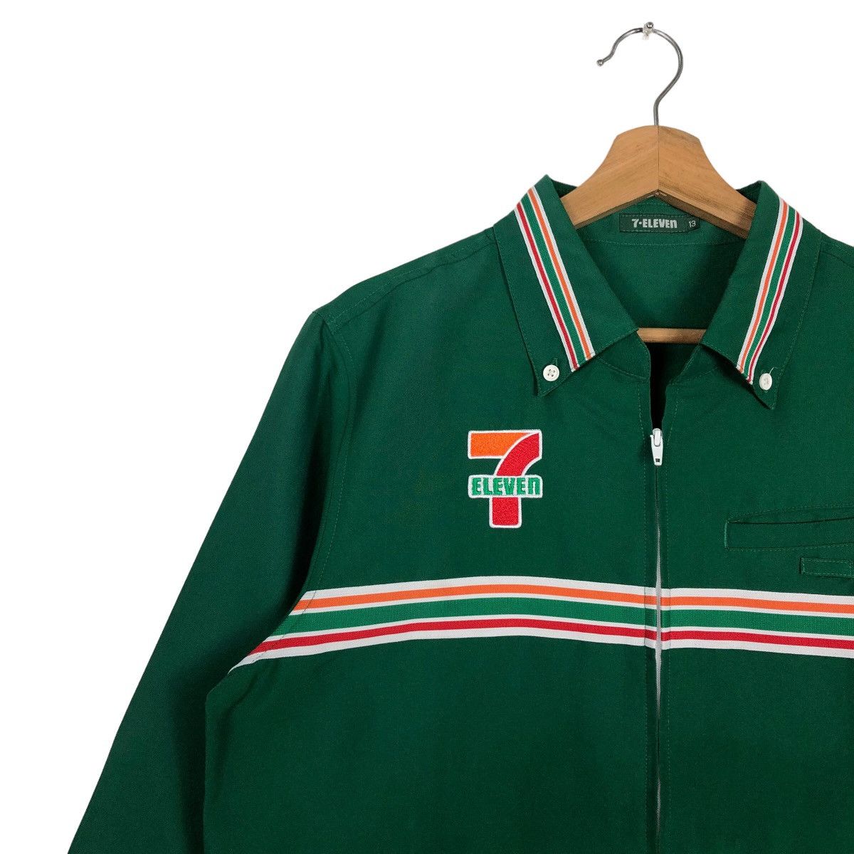 Japanese Brand 🔥90’s Vintage Work Jacket 7-Eleven Big Logo Japan Spell Out Size US M / EU 48-50 / 2 - 7 Thumbnail