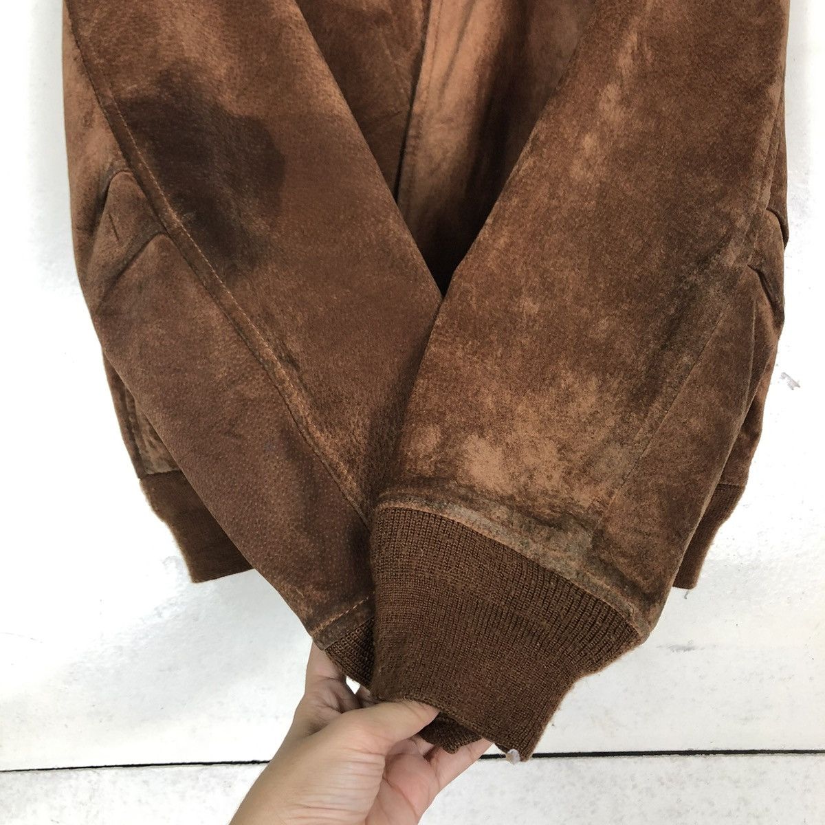 Japanese Brand 🔥VINTAGE GENUINE LEATHER JACKET BEAMS JAPAN ISSEY MIYAKE Size US L / EU 52-54 / 3 - 15 Thumbnail
