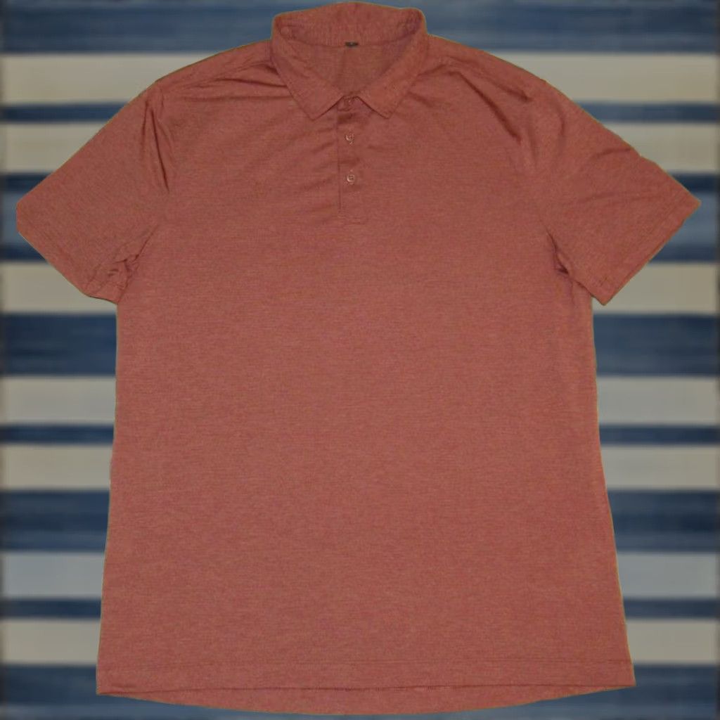 Lululemon LULULEMON Brown Short Sleeve Polo Shirt M Men Polo Size US M / EU 48-50 / 2 - 1 Thumbnail