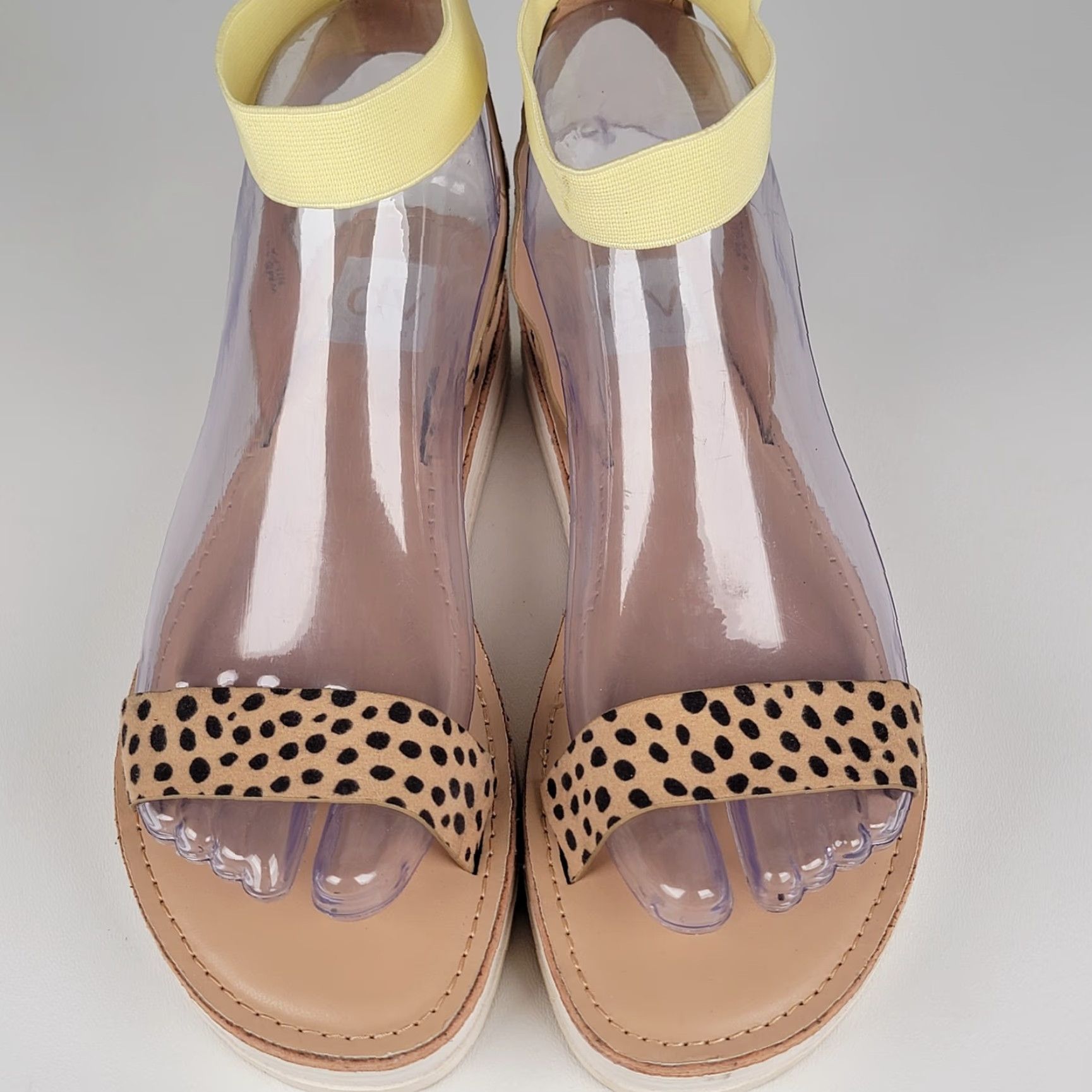 Dolce Vita DV Dolce Vita Hilfa Sandal Women 8.5 Casual Cheetah Strappy Pull On M Sandal Womens Size US 9 / IT 39 - 2 Thumbnail