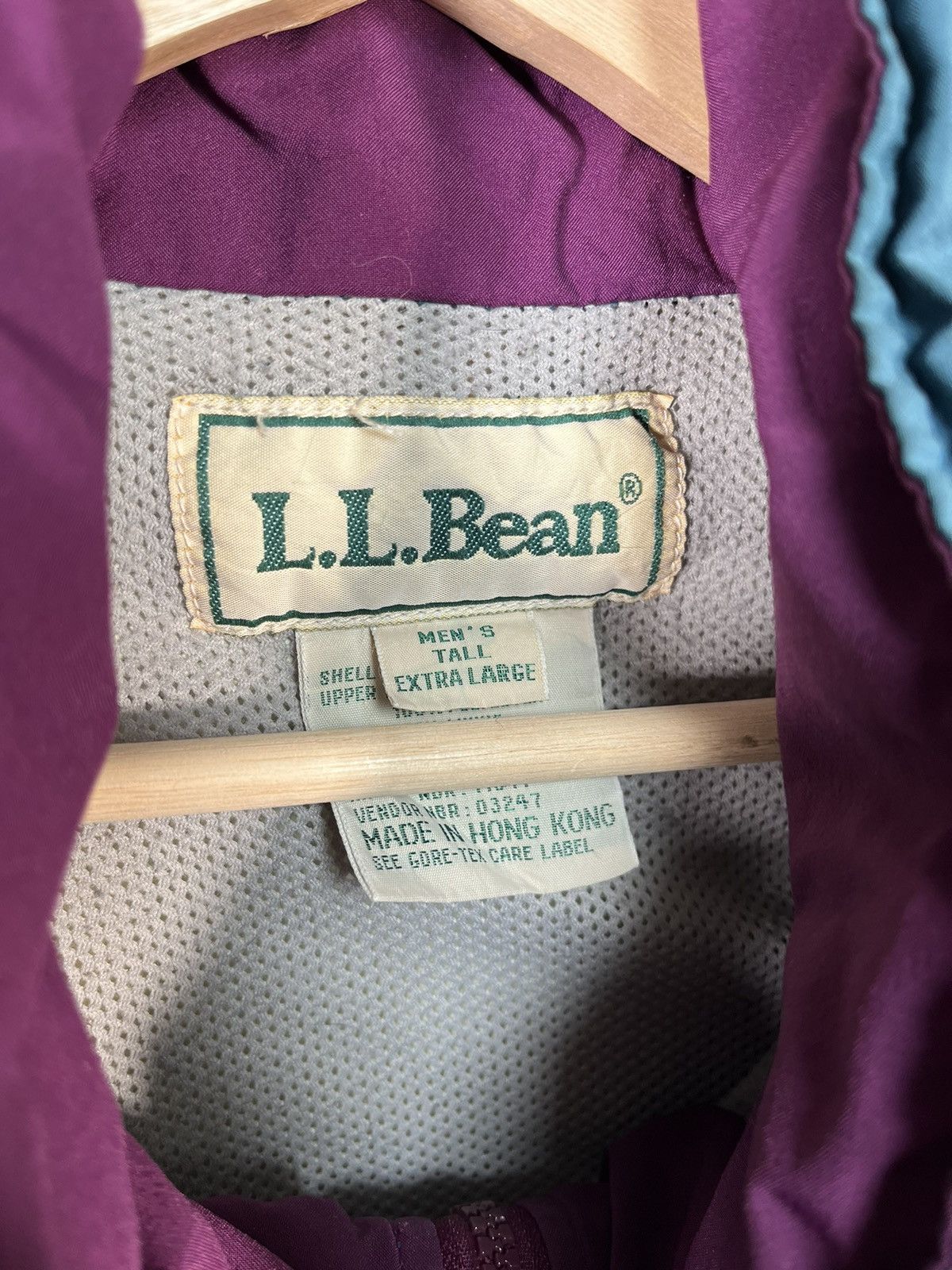 Goretex × L.L. Bean × Vintage Turquoise Vintage L.L.Bean Waterproof Goretex Parka Shell Size US XL / EU 56 / 4 - 3 Thumbnail