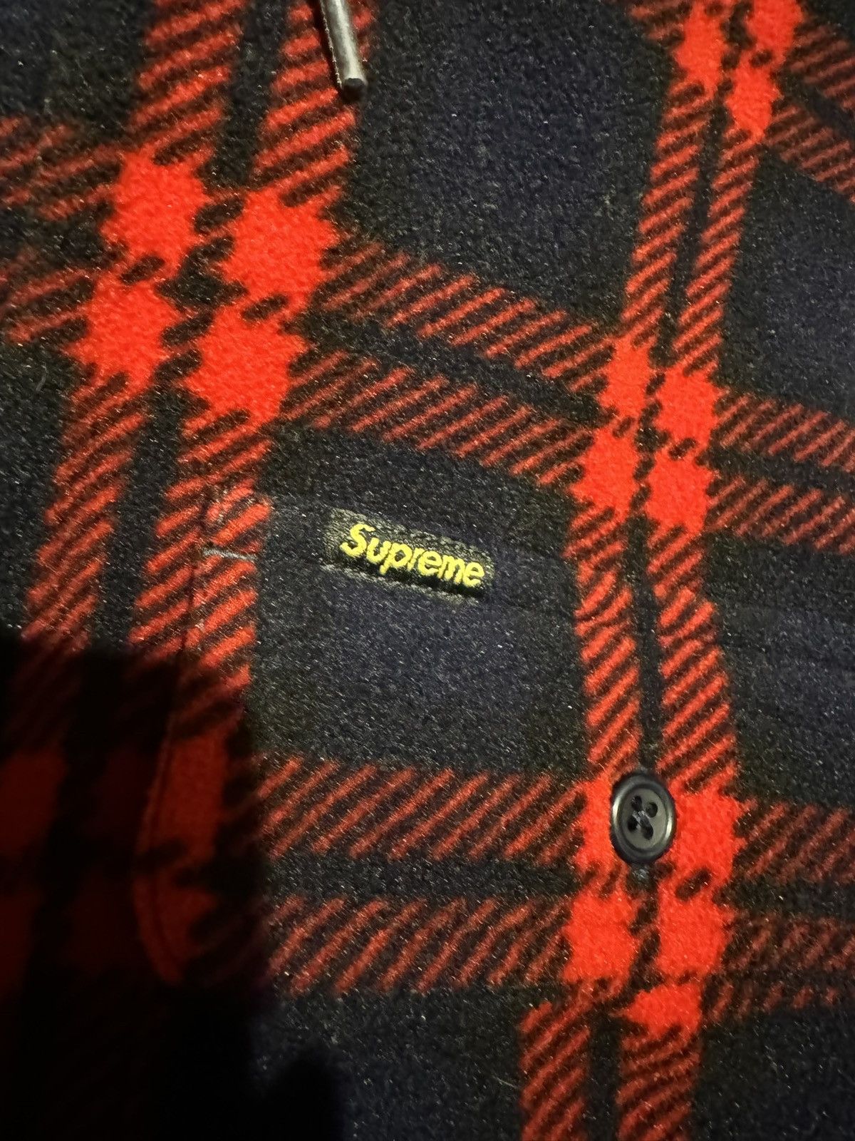 Supreme Supreme Hooded Plaid Work Shirt Size US XL / EU 56 / 4 - 2 Thumbnail