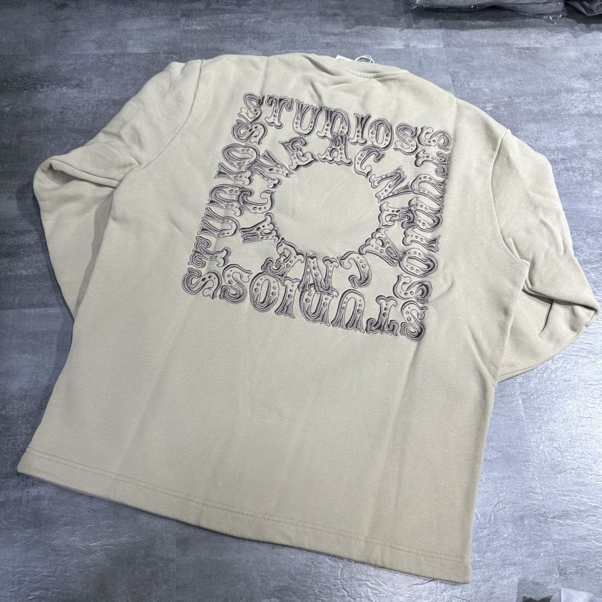Acne Studios Acne Studios Fin Circus Sweatshirt - Dusty Green Size US XS / EU 42 / 0 - 1 Thumbnail