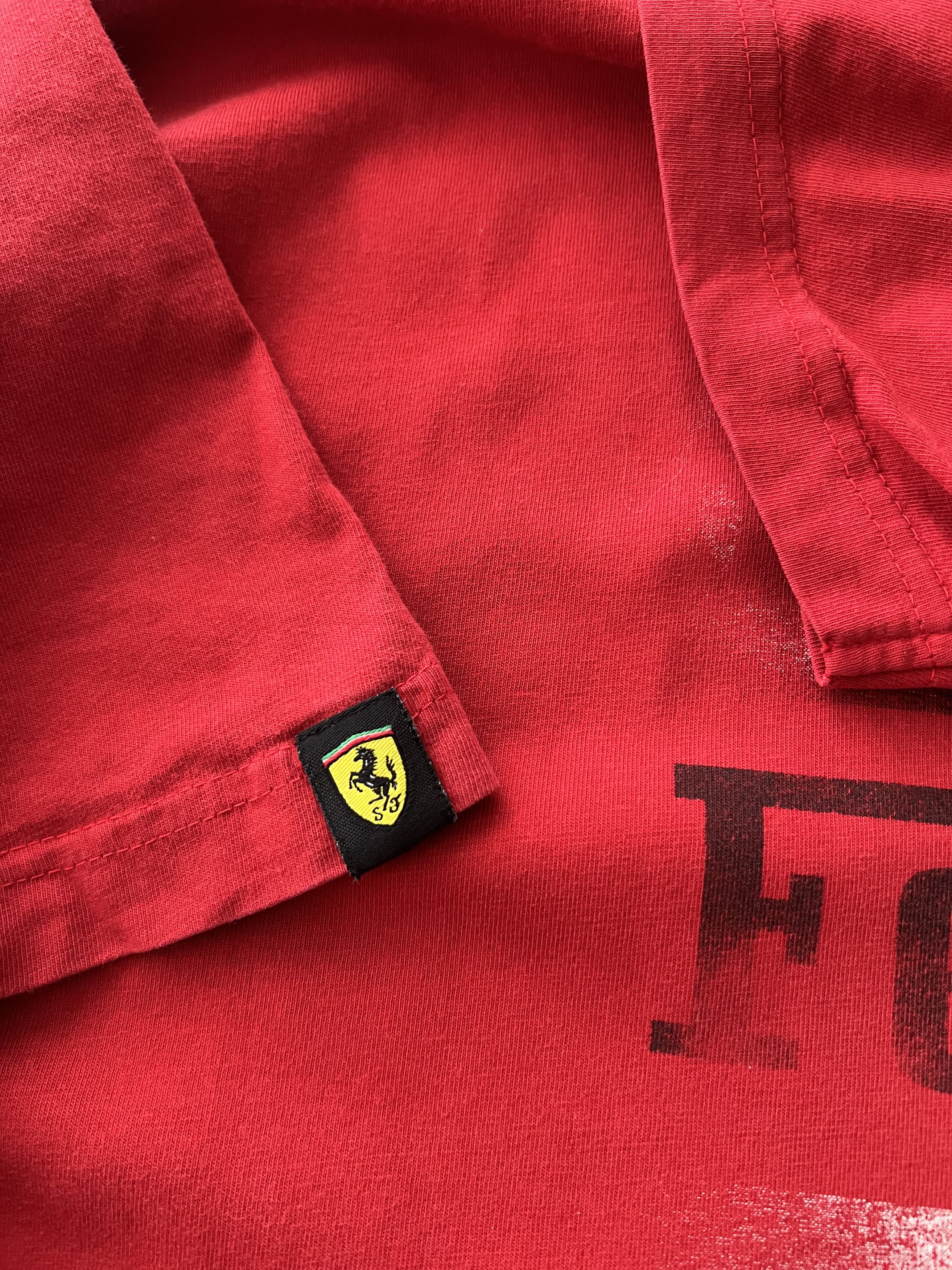 Formula 1 Vintage Ferrari Formula One F1 Racing Red Tee Size US XL / EU 56 / 4 - 6 Thumbnail