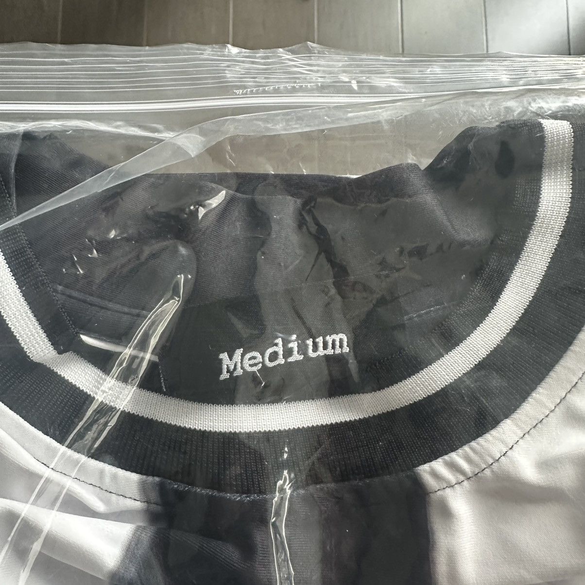 Fuck The Population FTP Blurred Vision Distorted Soccer Jersey White Size US M / EU 48-50 / 2 - 5 Thumbnail