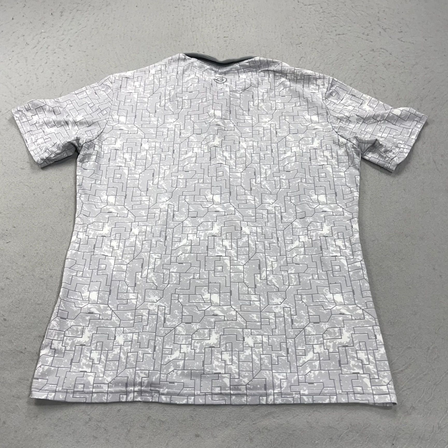 Galvin Green Galvin Green Polo Shirt Mens M Gray Golf Performance Abstract Loud Stretch Size US M / EU 48-50 / 2 - 6 Thumbnail