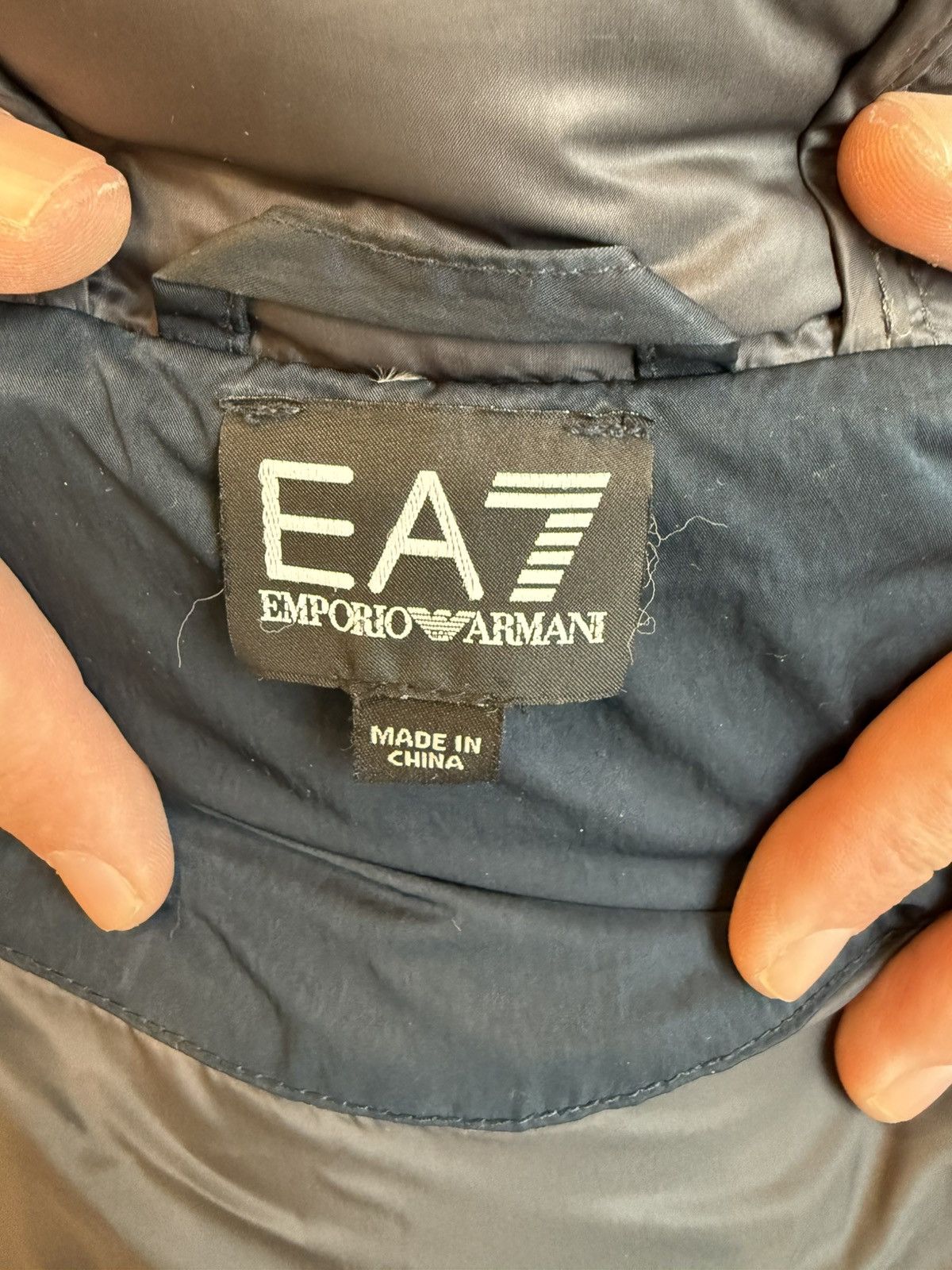 Emporio Armani Navy + Black Emporio Armani Short Down Coat Size US M / EU 48-50 / 2 - 8 Thumbnail