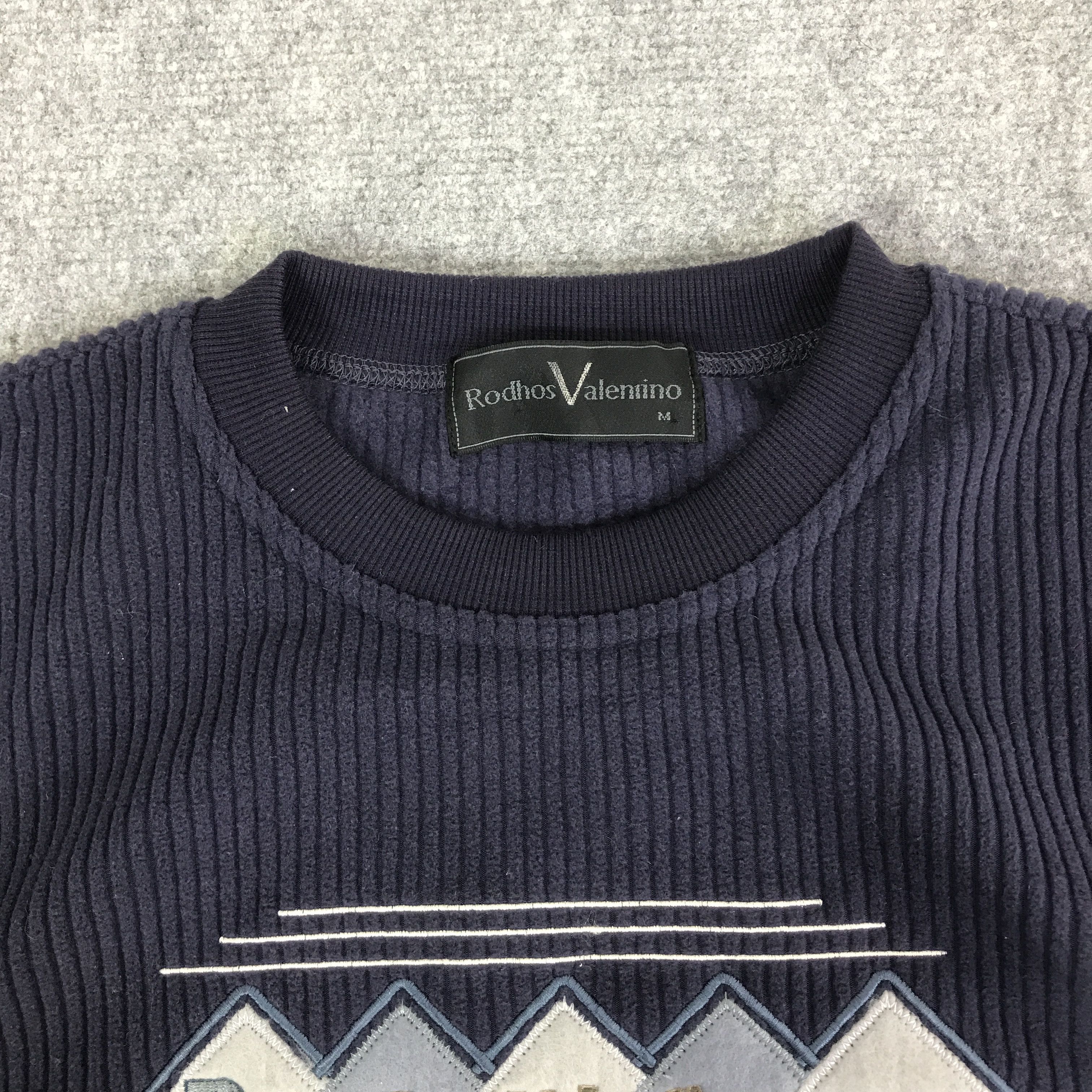 Japanese Brand RODHOS VALENTINO SWAETSHIRT K114B22 Size US M / EU 48-50 / 2 - 8 Thumbnail