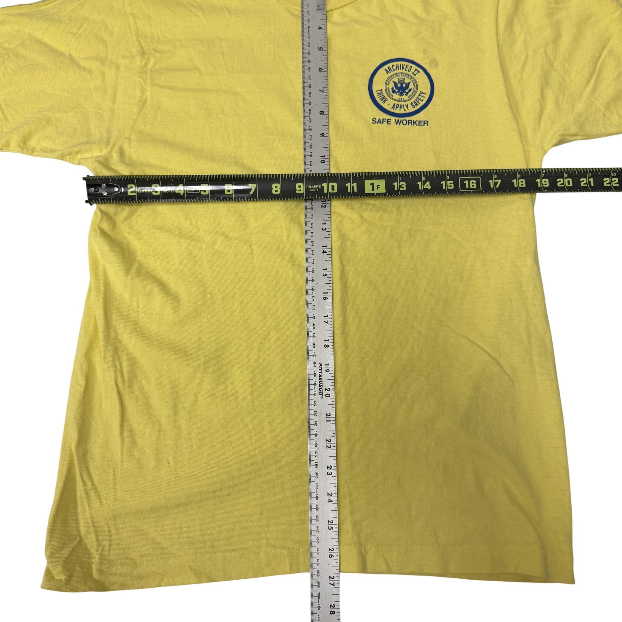 Fruit Of The Loom USA National ARCHIVES II RECORDS 1985 Hidden America T Shirt Size US L / EU 52-54 / 3 - 8 Thumbnail