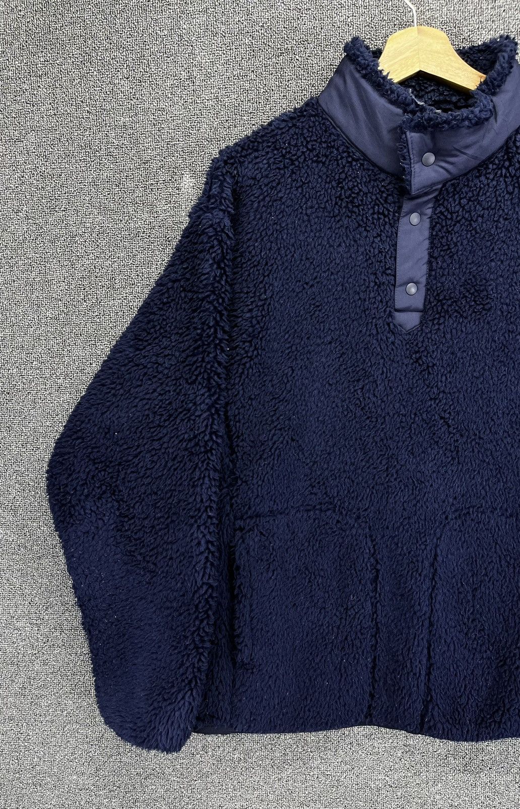 Uniqlo × White Mountaineering White Mountaineering Fleece Snap-T Button Up Sweatshirt Size US L / EU 52-54 / 3 - 2 Thumbnail