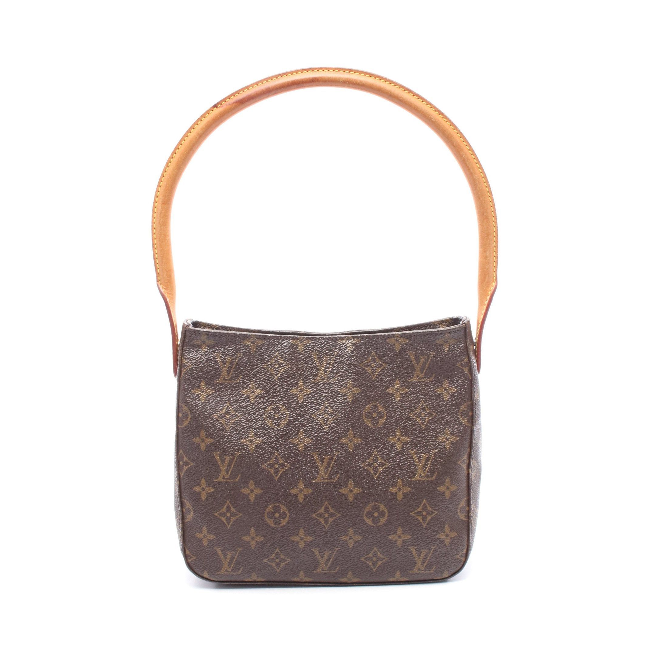 Louis Vuitton Louis Vuitton Looping Mm Monogram Shoulder Bag Leather Brown Size ONE SIZE - 1 Thumbnail