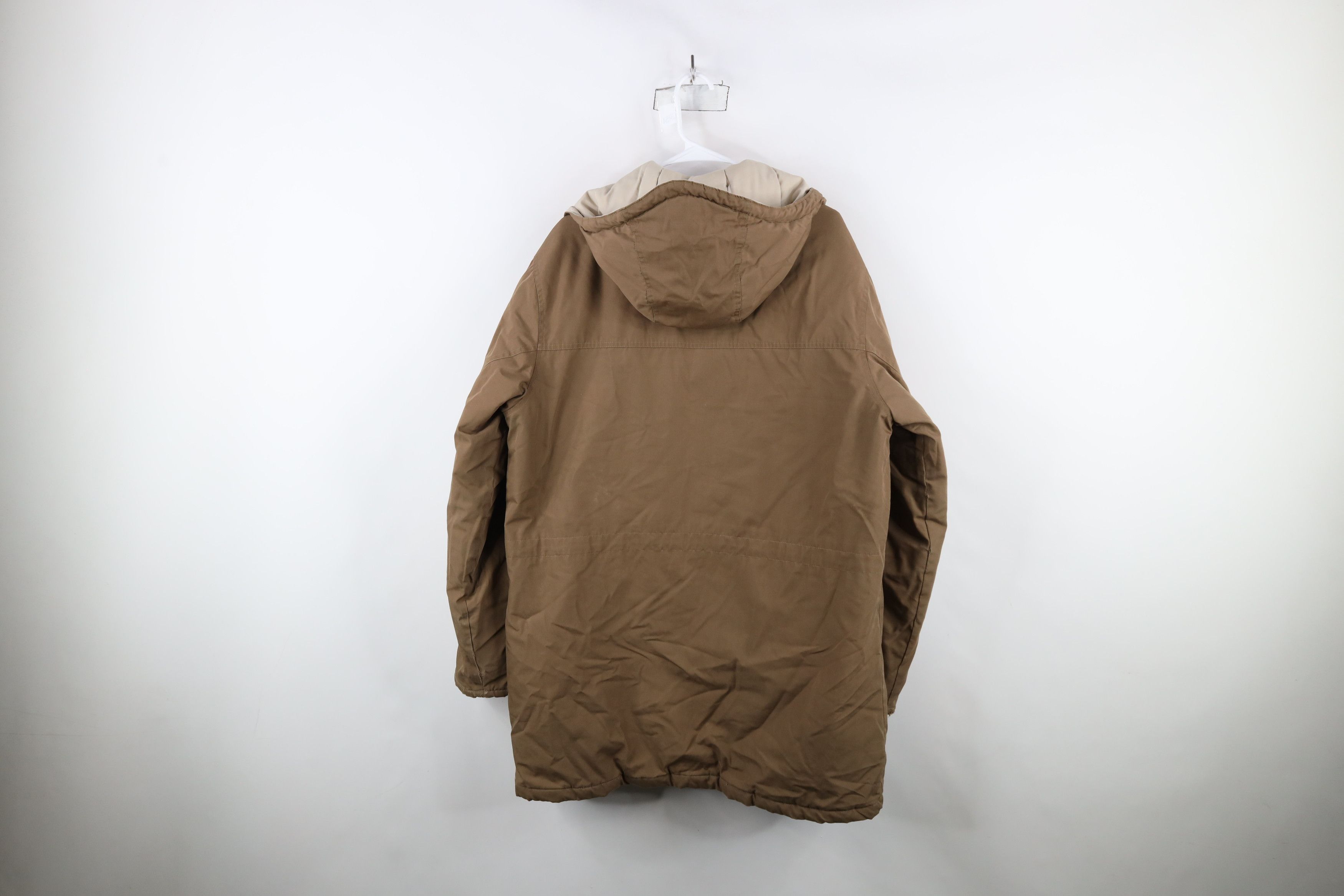 Vintage Vintage 80s 90s Streetwear Faded Quilted Hooded Parka Jacket Size US L / EU 52-54 / 3 - 14 Thumbnail