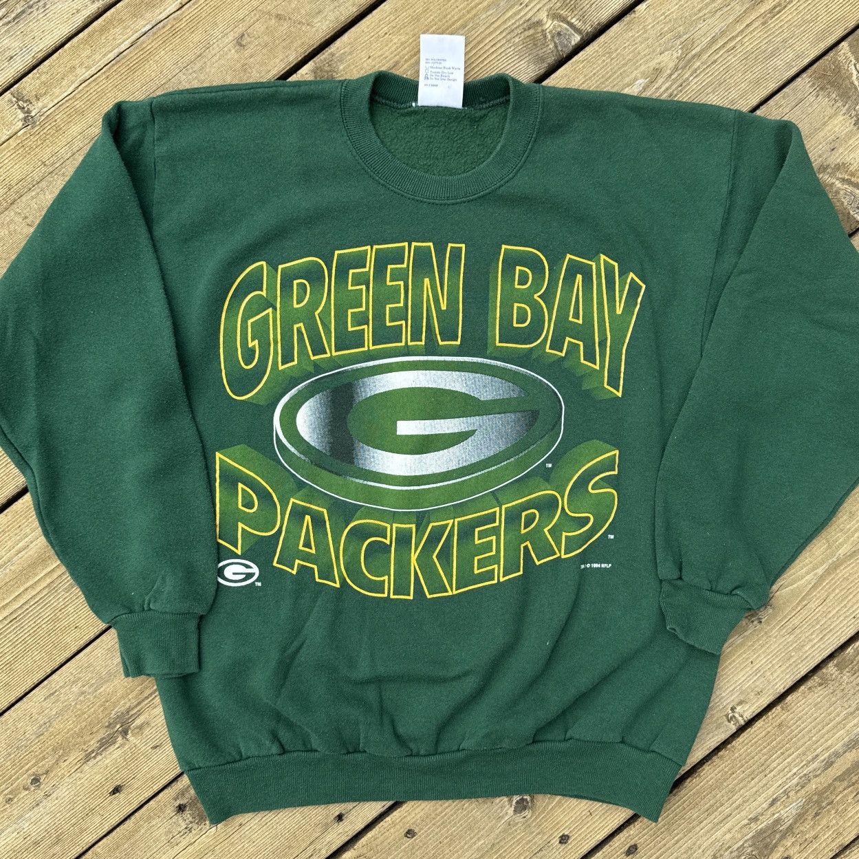 Vintage Vintage 1994 Green Bay Packers Crewneck Sweatshirt XL USA Size US XL / EU 56 / 4 - 1 Thumbnail