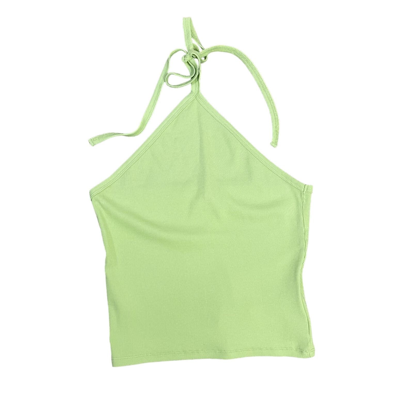 Madewell Madewell Brightside Vine Halter Rib Tank Top US Women's L Size L / US 10 / IT 46 - 1 Thumbnail