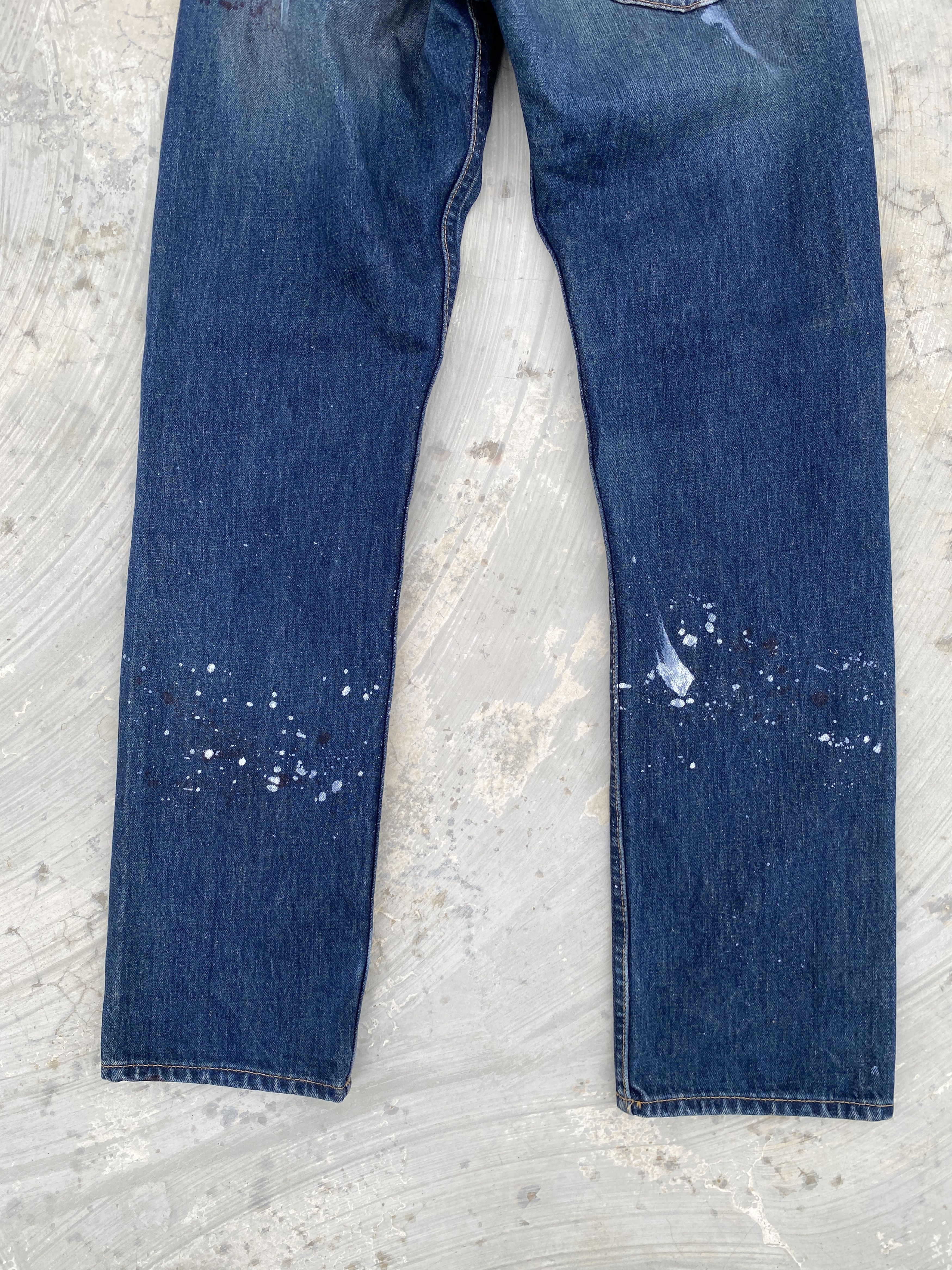 Levi's Reworked Levis 505 USA with Paint Splatter Size US 29 - 7 Thumbnail