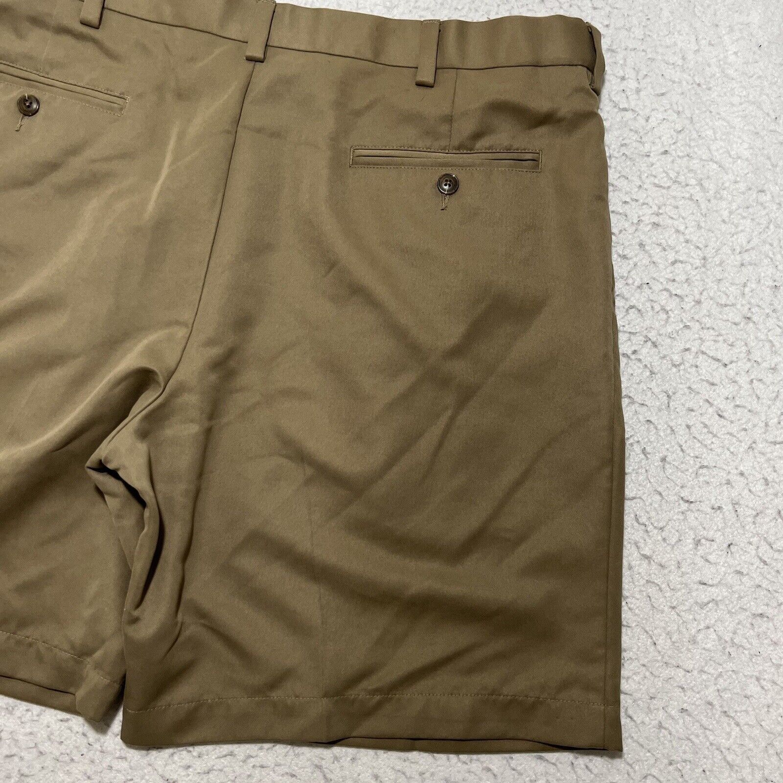 Roundtree & Yorke Roundtree & Yorke Performance Brown 9" Inseam Chino Shorts Size US 38 / EU 54 - 7 Thumbnail
