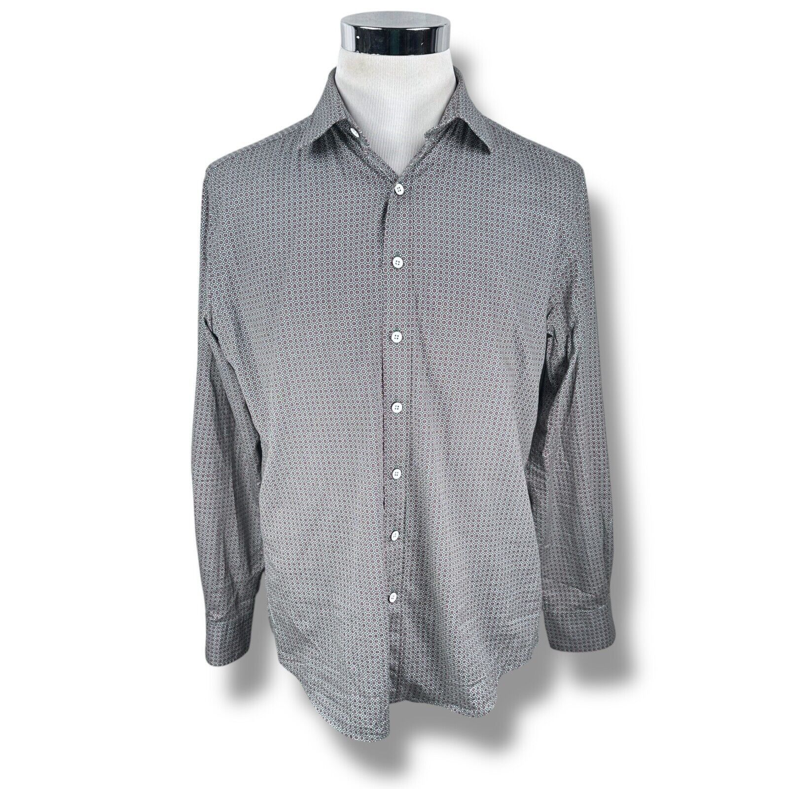 Rodd & Gunn Rodd & Gunn Shirt Men’s Large Geometric Blue Button Up Size US L / EU 52-54 / 3 - 1 Thumbnail
