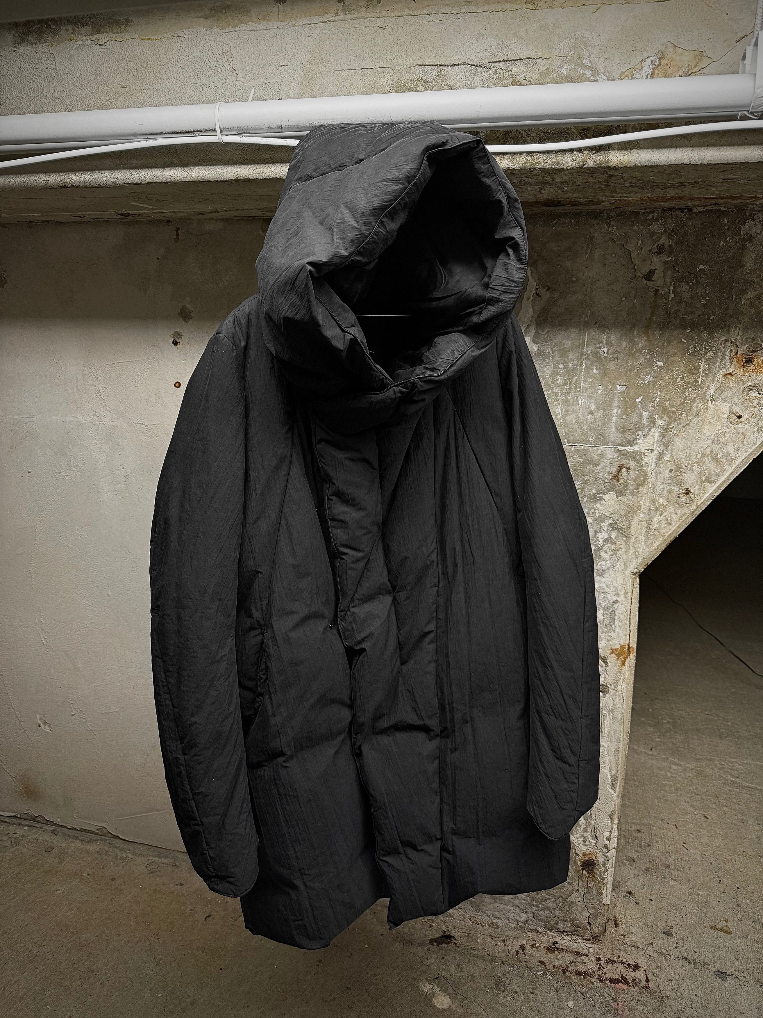 Julius Julius_7 Glitch Hooded Nylon Down Puffer Jacket Size US L / EU 52-54 / 3 - 1 Thumbnail