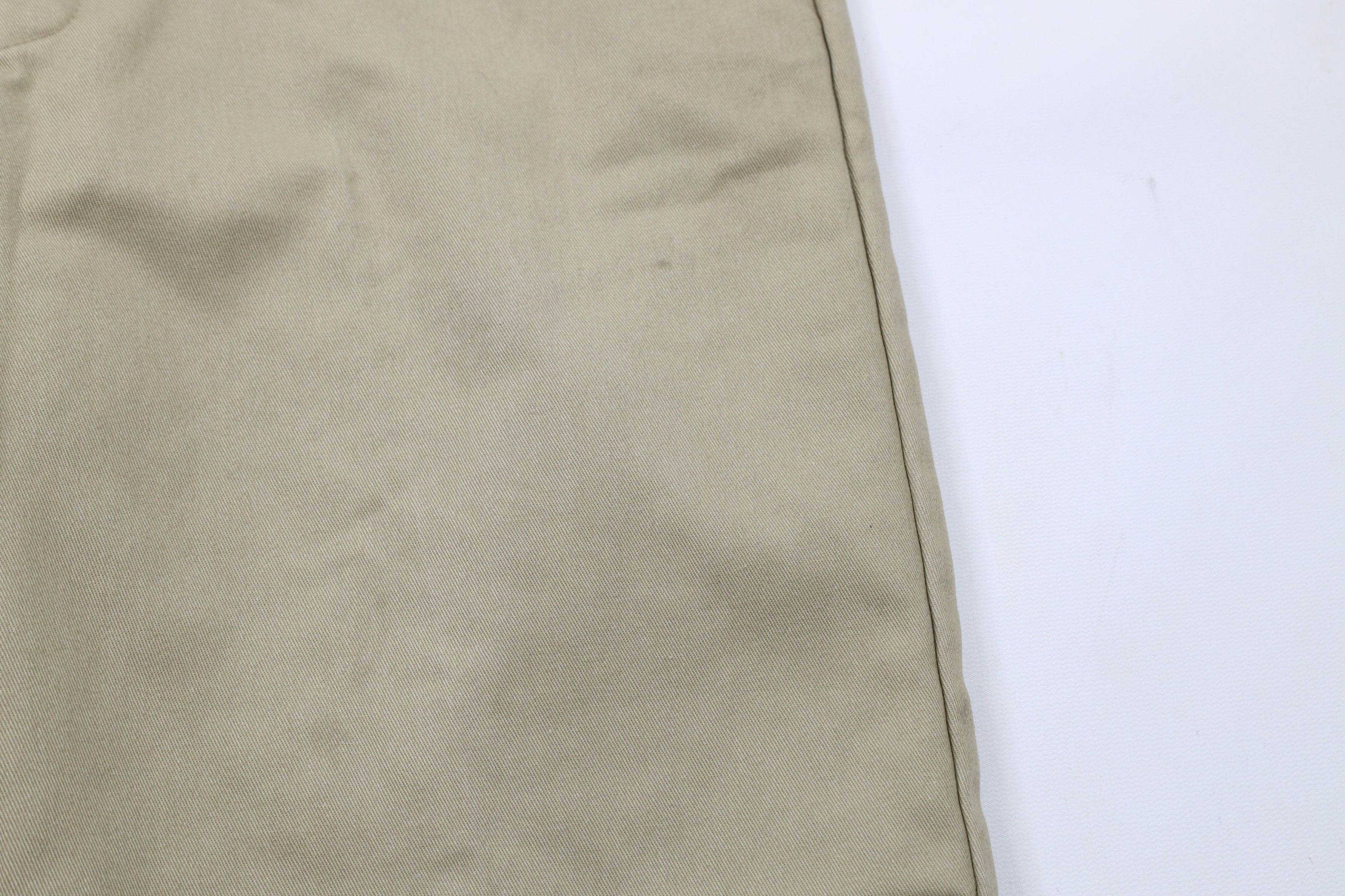 Dickies × Vintage Vintage 70s Dickies Lined Wide Leg Workwear Pants USA Beige Size US 32 / EU 48 - 7 Thumbnail