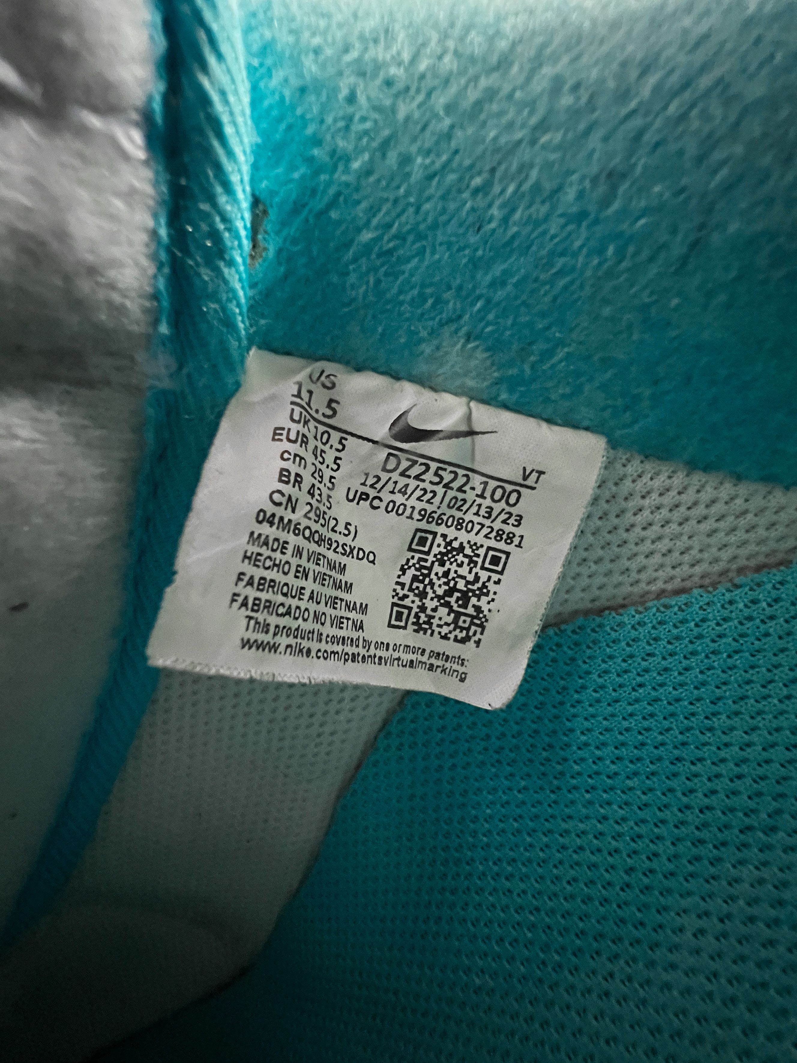 Nike Nike Air Force 1 `DZ2522-100` Size US 11.5 / EU 44-45 - 11 Thumbnail
