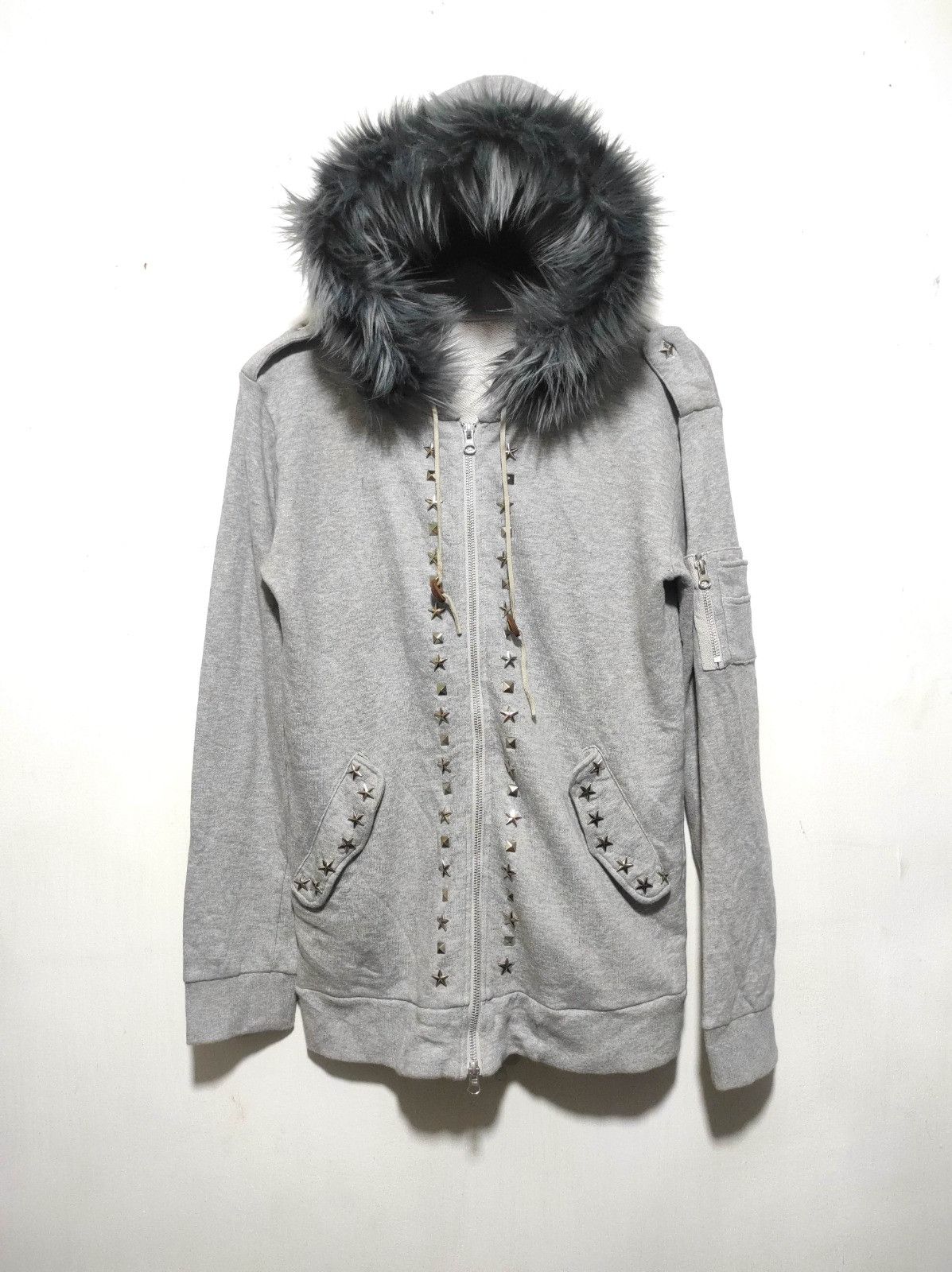 KEITAMARUYAMA Keitamaruyama Studied double zip fur hoodie LGB style Size US S / EU 44-46 / 1 - 12 Thumbnail