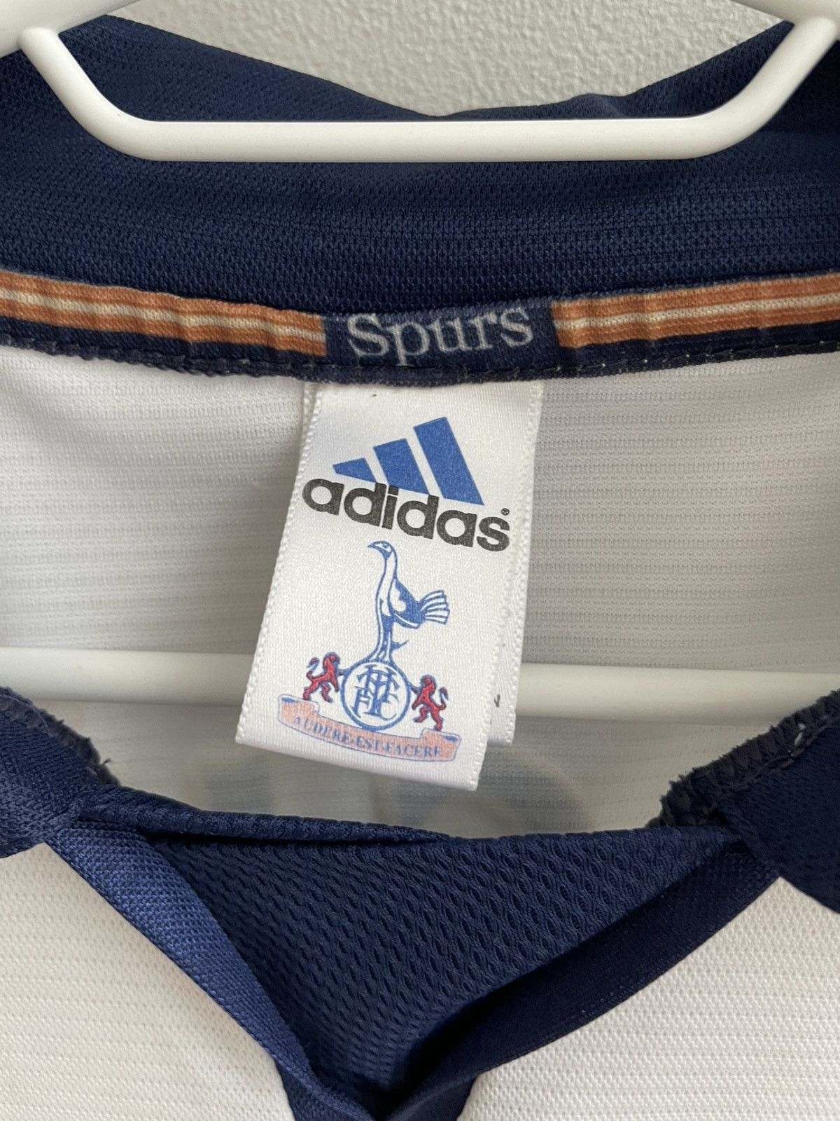 Adidas Tottenham Hotspur 1999 2000 2001 Football Shirt Socer Jersey Size US XS / EU 42 / 0 - 16 Thumbnail