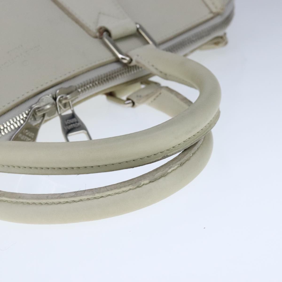 Louis Vuitton LOUIS VUITTON Naxos Cabas Hand Bag Leather White M95887 Size ONE SIZE - 7 Thumbnail