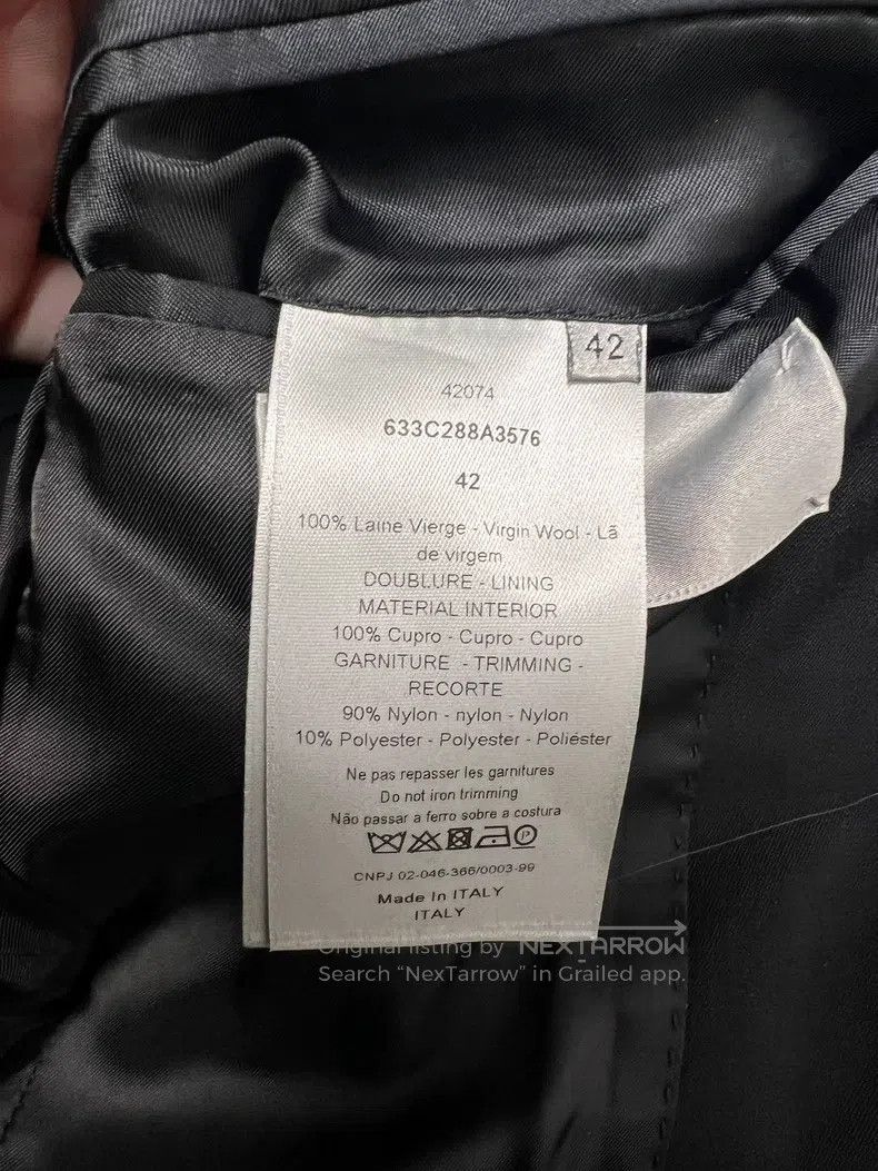 Dior Dior Black Patch Wool Suit Size US XS / EU 42 / 0 - 6 Thumbnail