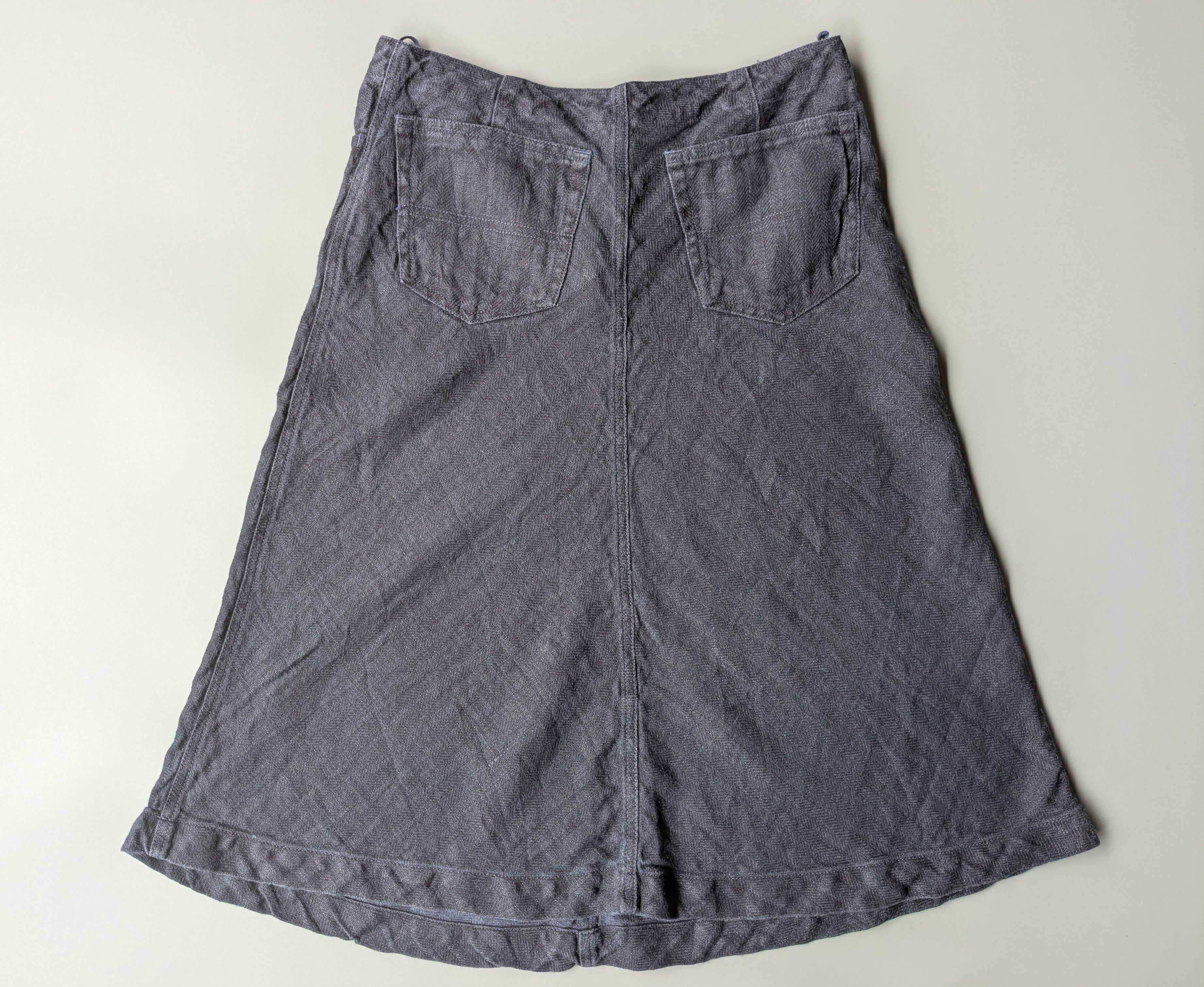 C.P. Company Vintage C.P Company midi skirt linen Size 26" / US 2 / IT 38 - 2 Thumbnail