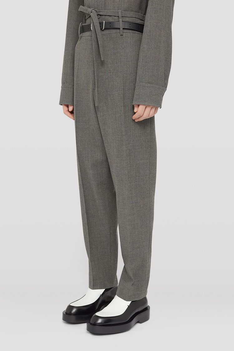 Jil Sander o1w1db10825 Belted Trousers in Grey Size US 32 / EU 48 - 5 Thumbnail