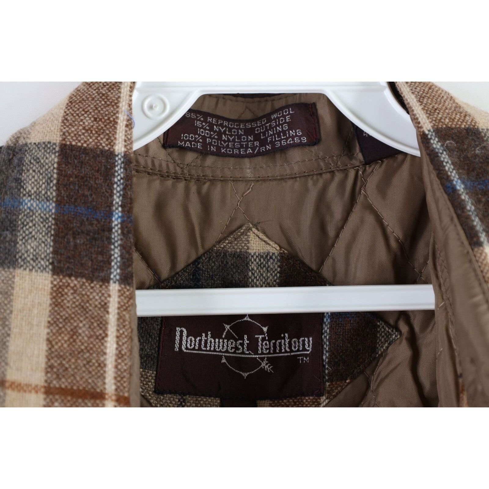 Vintage Vintage 90s Streetwear Lined Wool Knit Button Shirt Size US M / EU 48-50 / 2 - 4 Thumbnail