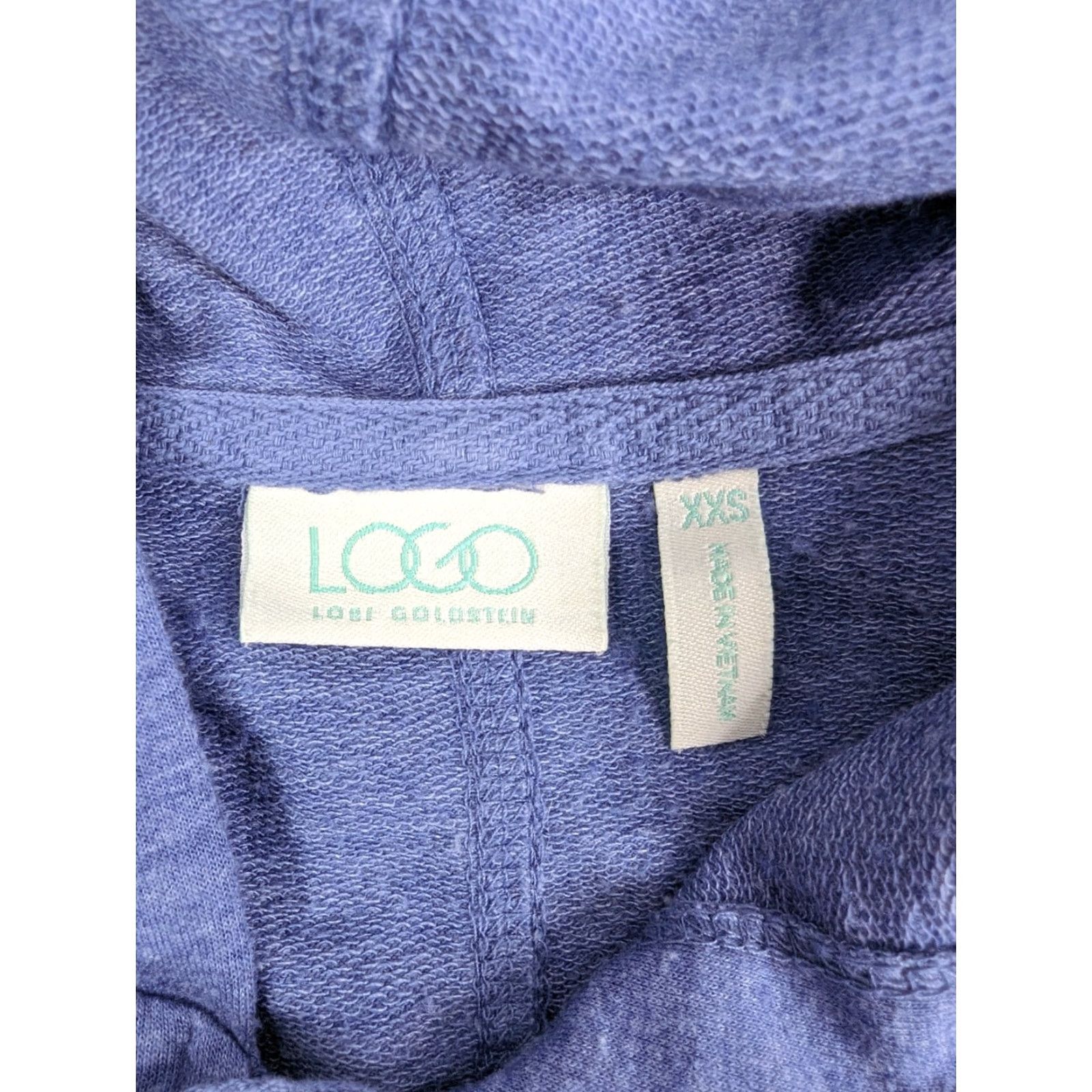 Vintage LOGO by Lori Goldstein Hooded Jacket Main Logo Solid Gray XXS Womens Hoodie Full Zip Logo by Lori Goldstein Jacket Gray XXS Hoodie Modern Classic Size XXS / US 00 / IT 34 - 7 Thumbnail